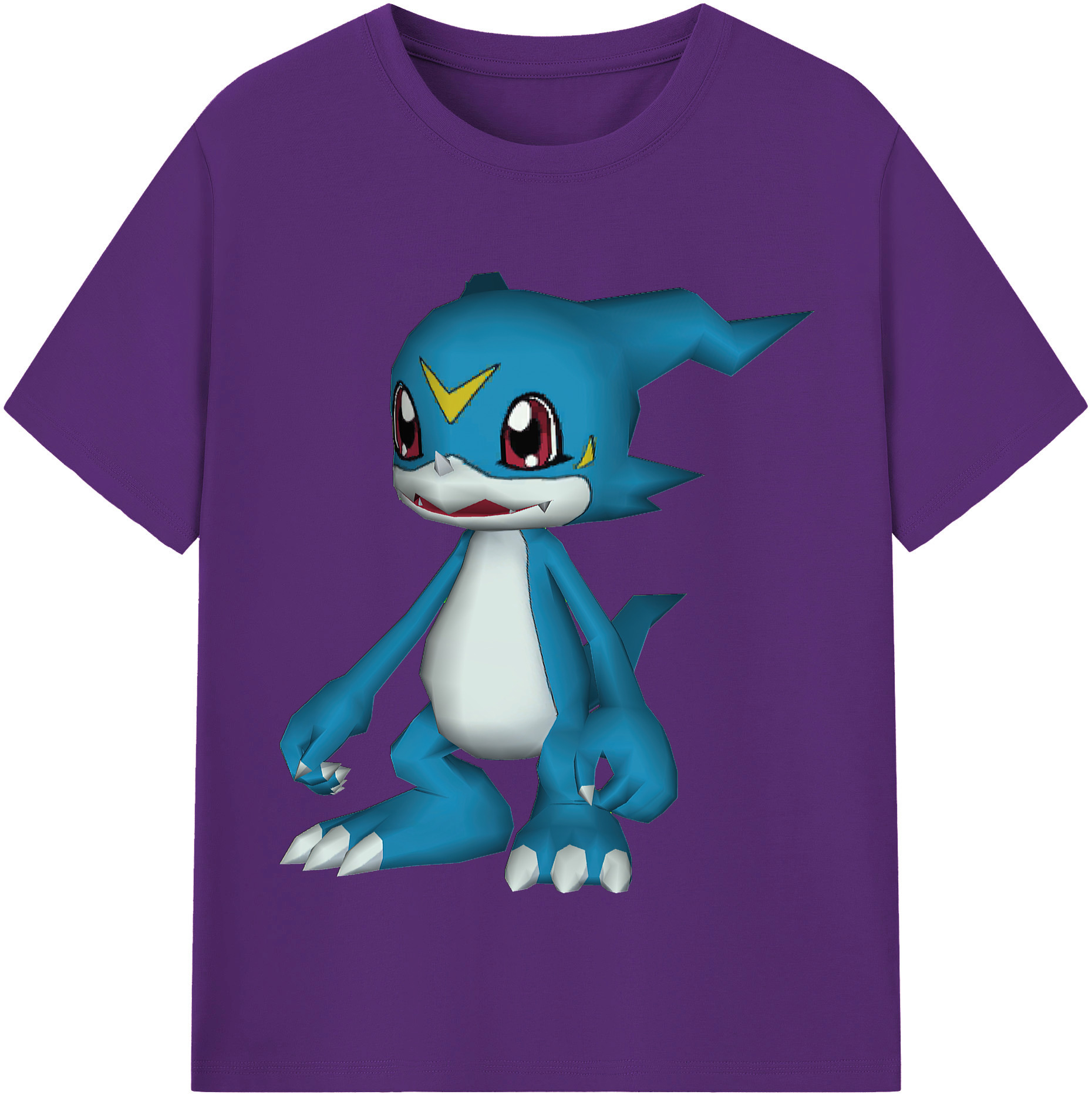 （画像用） Digimon デジタルモンスター/デジモン 綿100％半袖Tシャツ（フロントプリント）