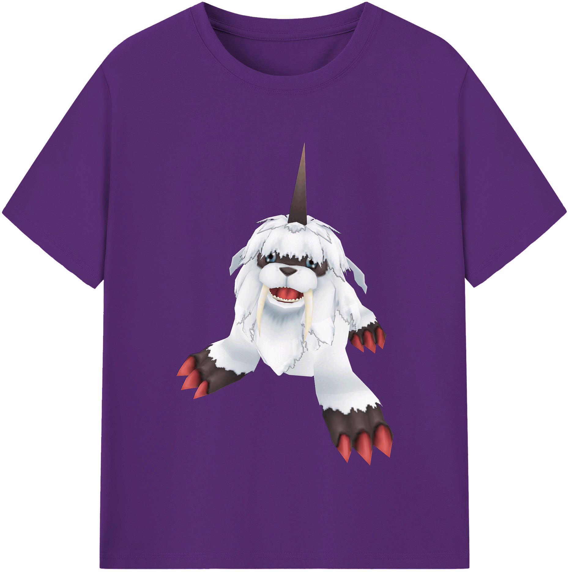 （画像用） Digimon デジタルモンスター/デジモン 綿100％半袖Tシャツ（フロントプリント）