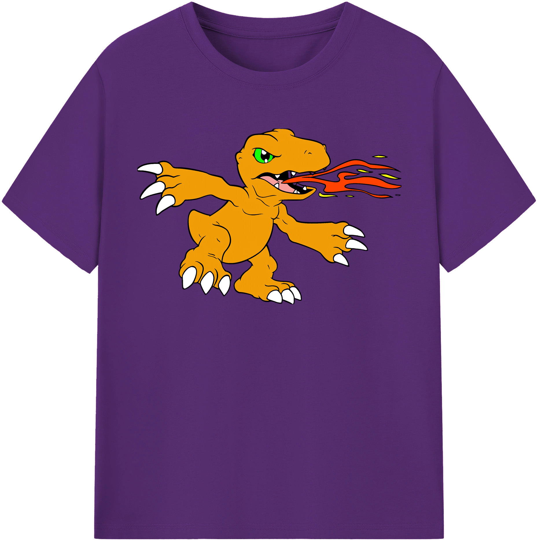 （画像用） Digimon デジタルモンスター/デジモン 綿100％半袖Tシャツ（フロントプリント）