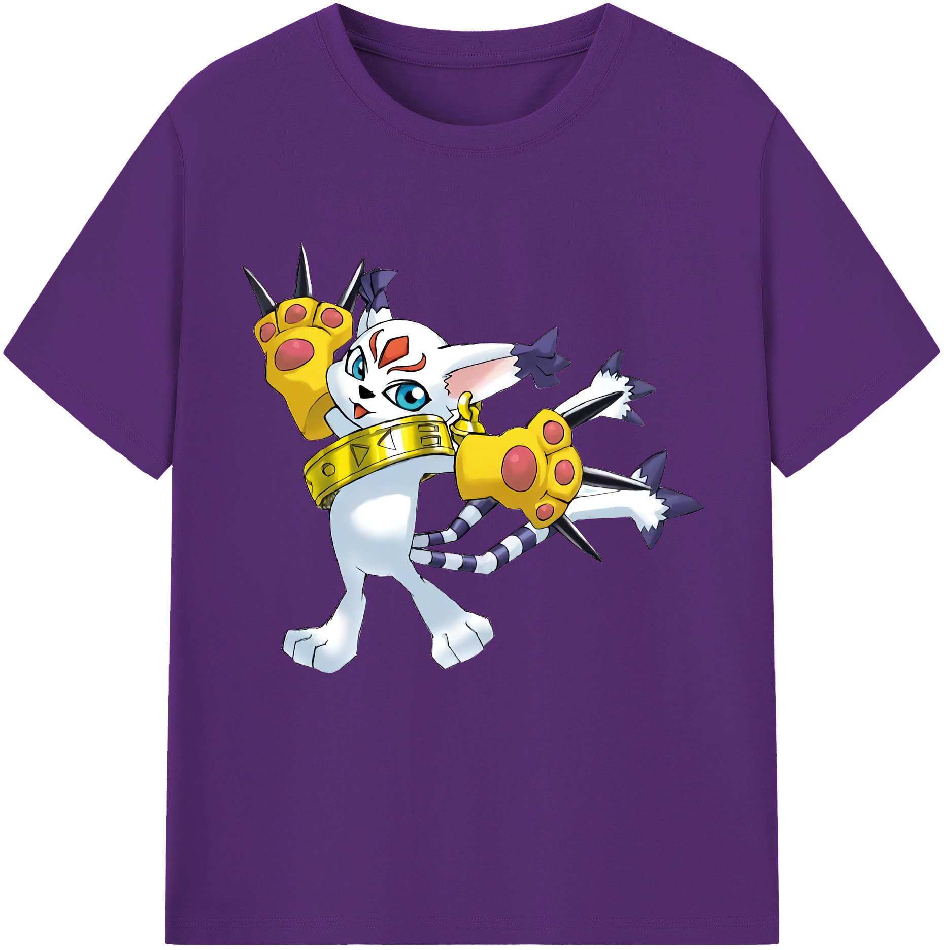 （画像用） Digimon デジタルモンスター/デジモン 綿100％半袖Tシャツ（フロントプリント）