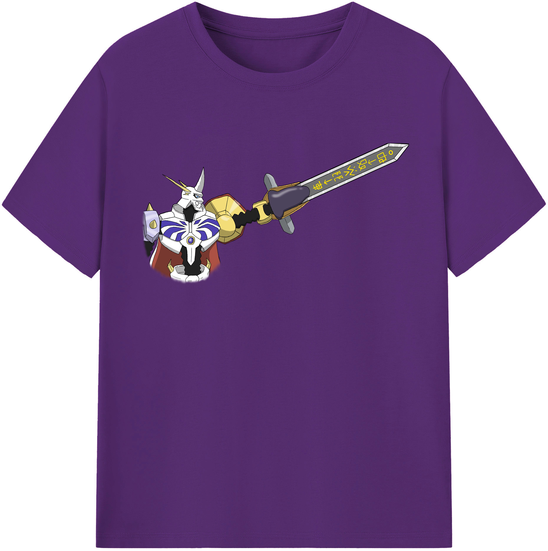 （画像用） Digimon デジタルモンスター/デジモン 綿100％半袖Tシャツ（フロントプリント）