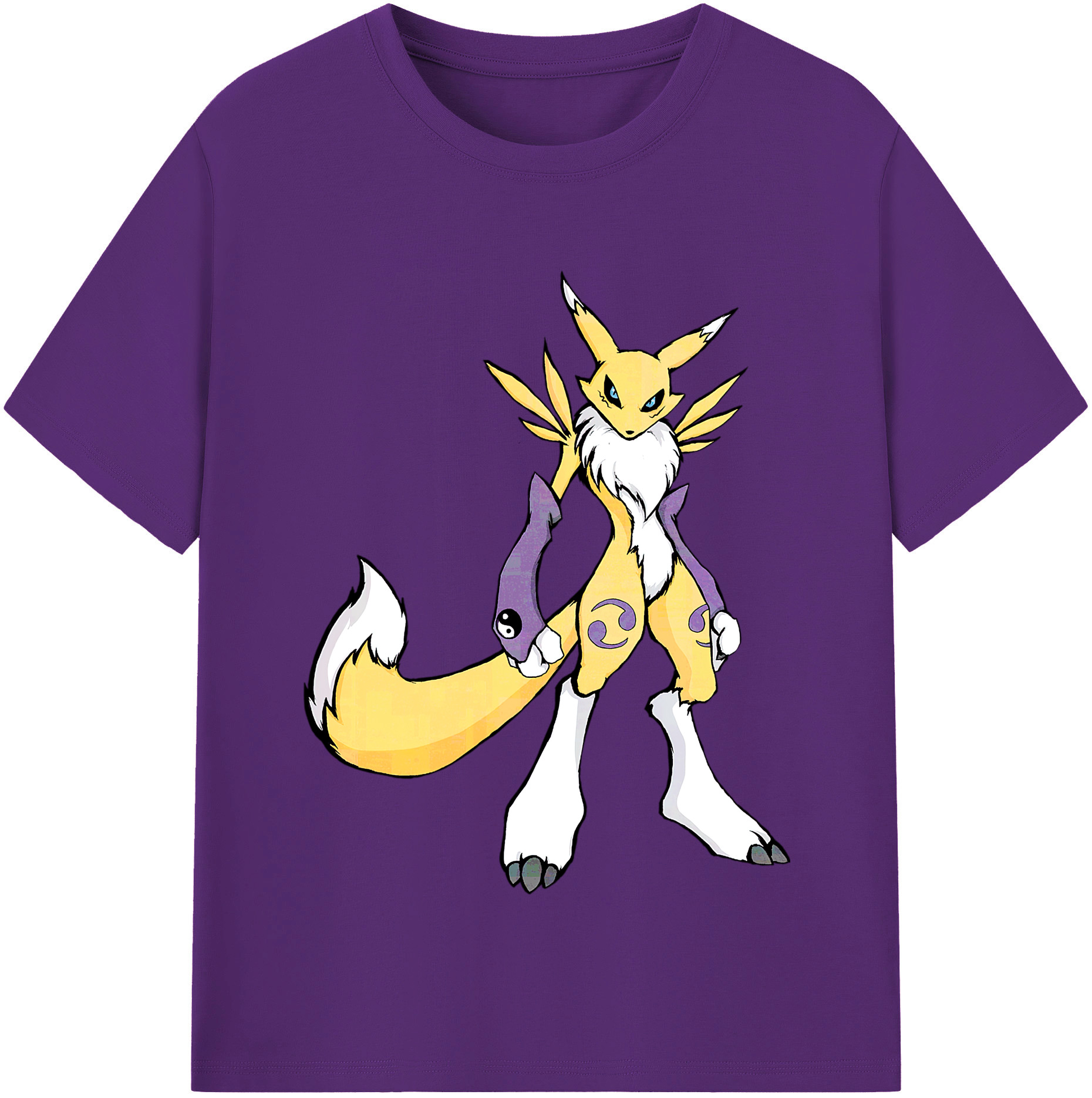 （画像用） Digimon デジタルモンスター/デジモン 綿100％半袖Tシャツ（フロントプリント）