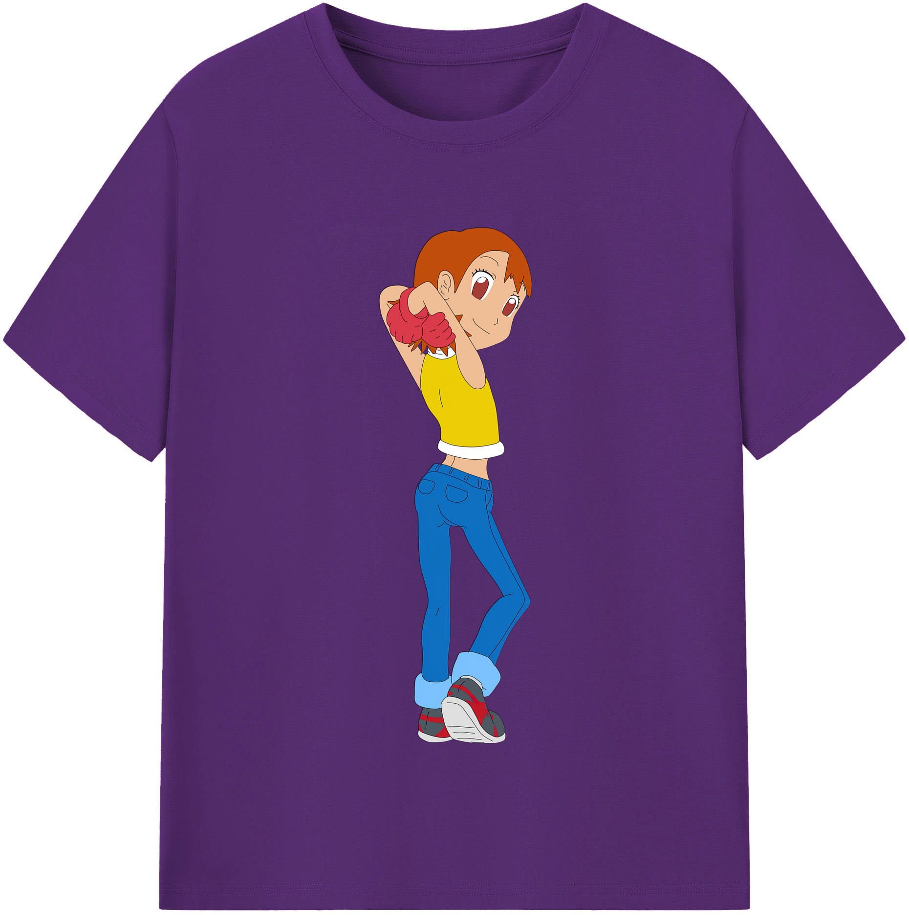 （画像用） Digimon デジタルモンスター/デジモン 綿100％半袖Tシャツ（フロントプリント）