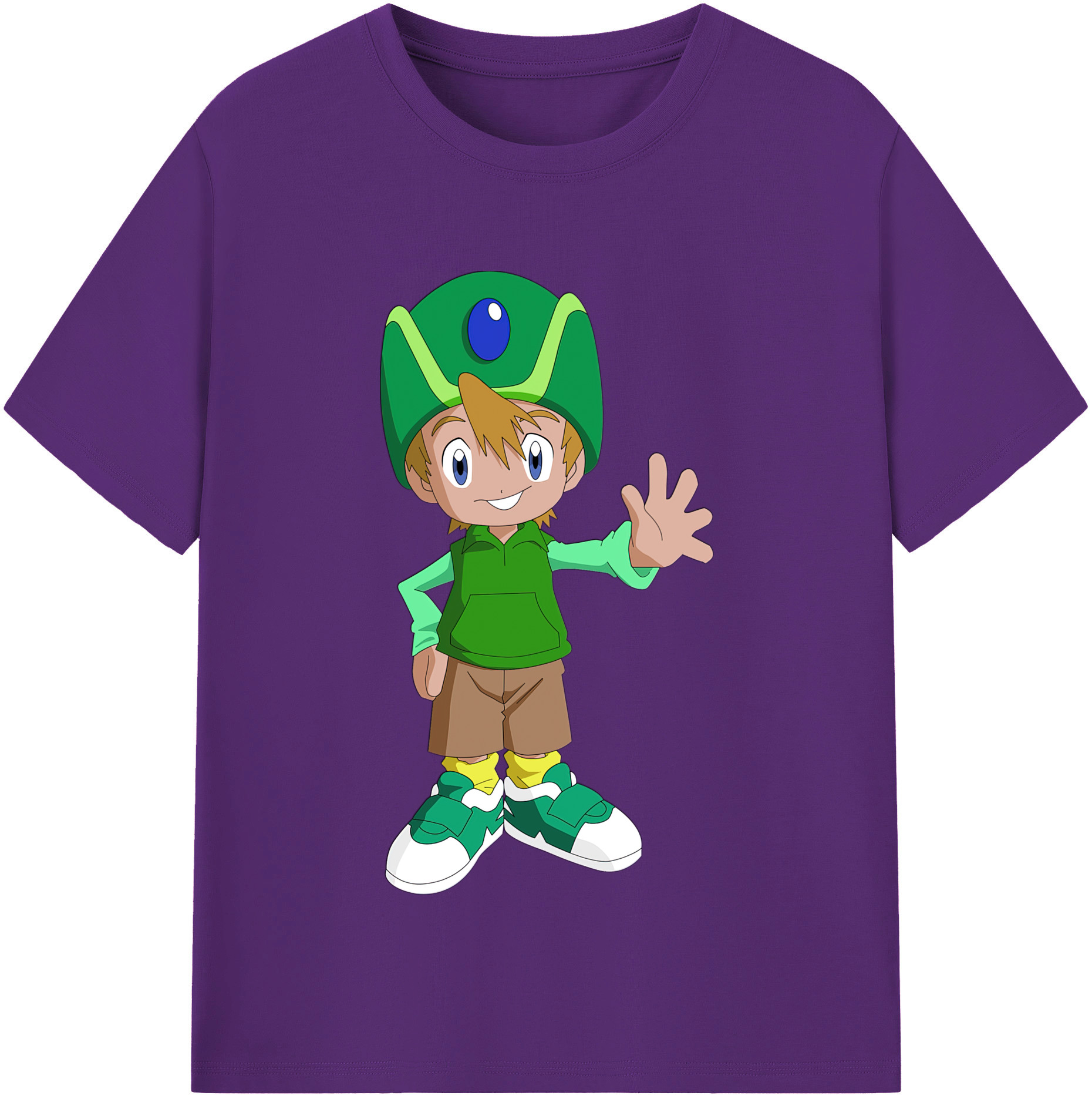 （画像用） Digimon デジタルモンスター/デジモン 綿100％半袖Tシャツ（フロントプリント）