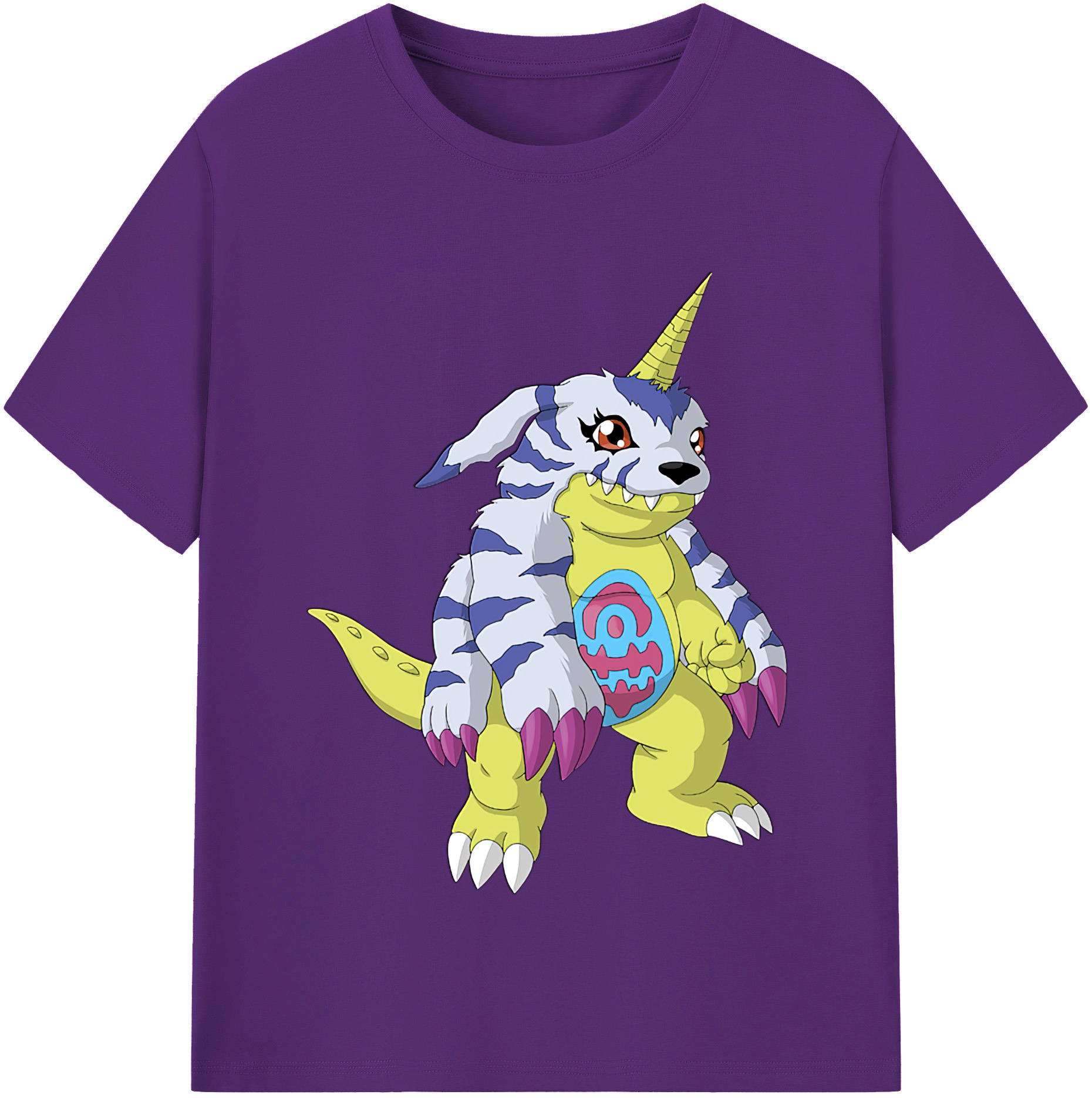 （画像用） Digimon デジタルモンスター/デジモン 綿100％半袖Tシャツ（フロントプリント）