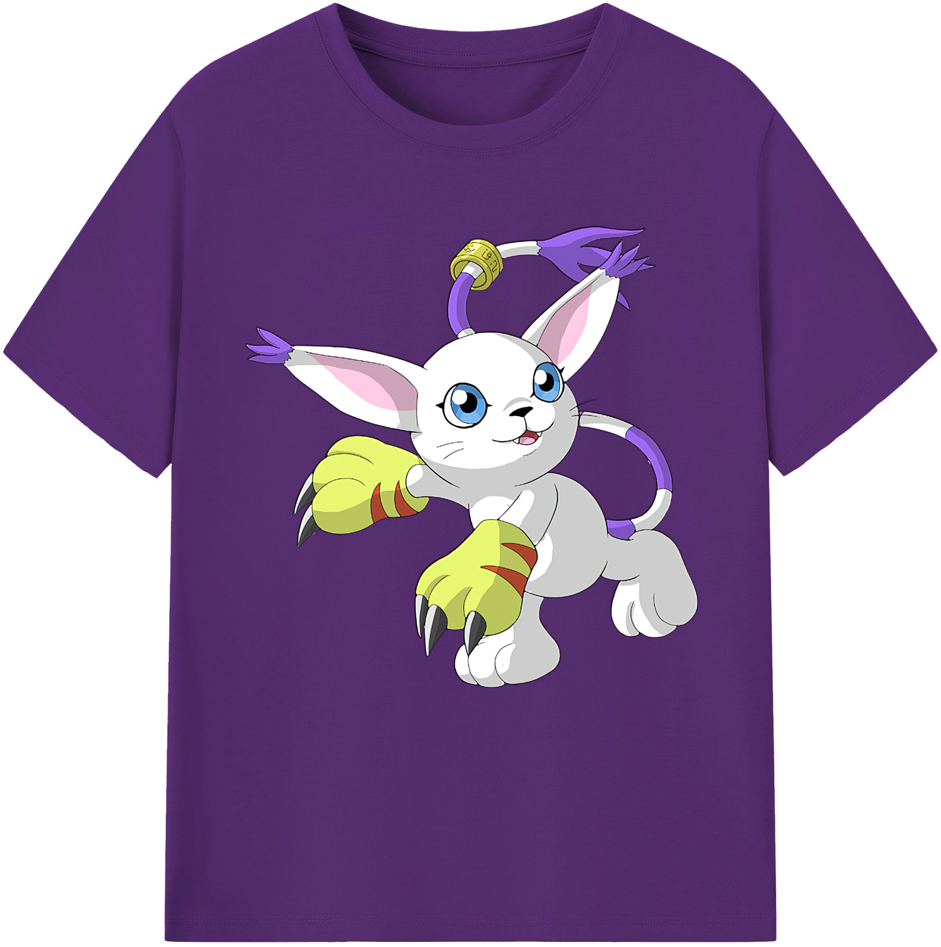 （画像用） Digimon デジタルモンスター/デジモン 綿100％半袖Tシャツ（フロントプリント）
