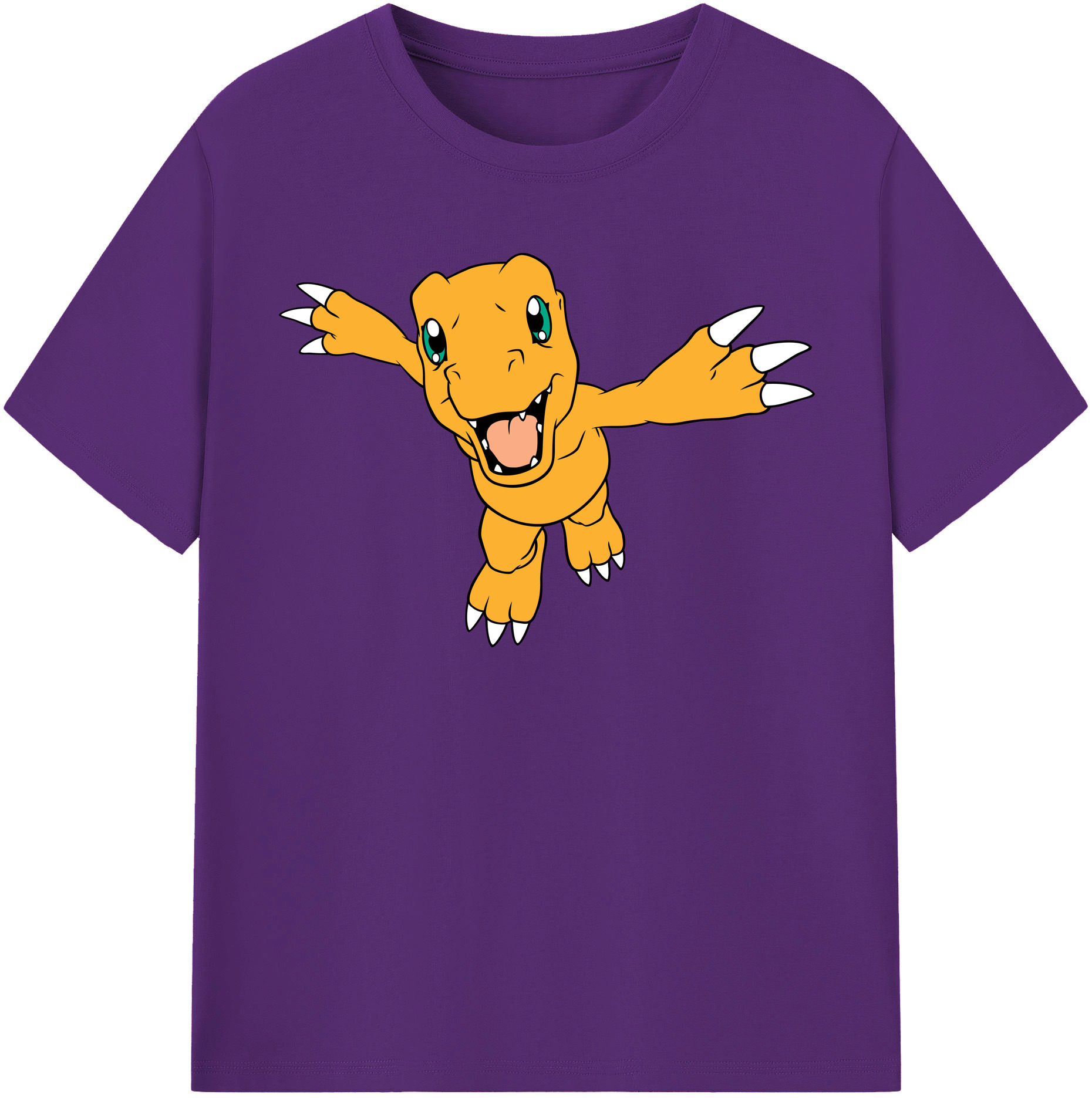 （画像用） Digimon デジタルモンスター/デジモン 綿100％半袖Tシャツ（フロントプリント）