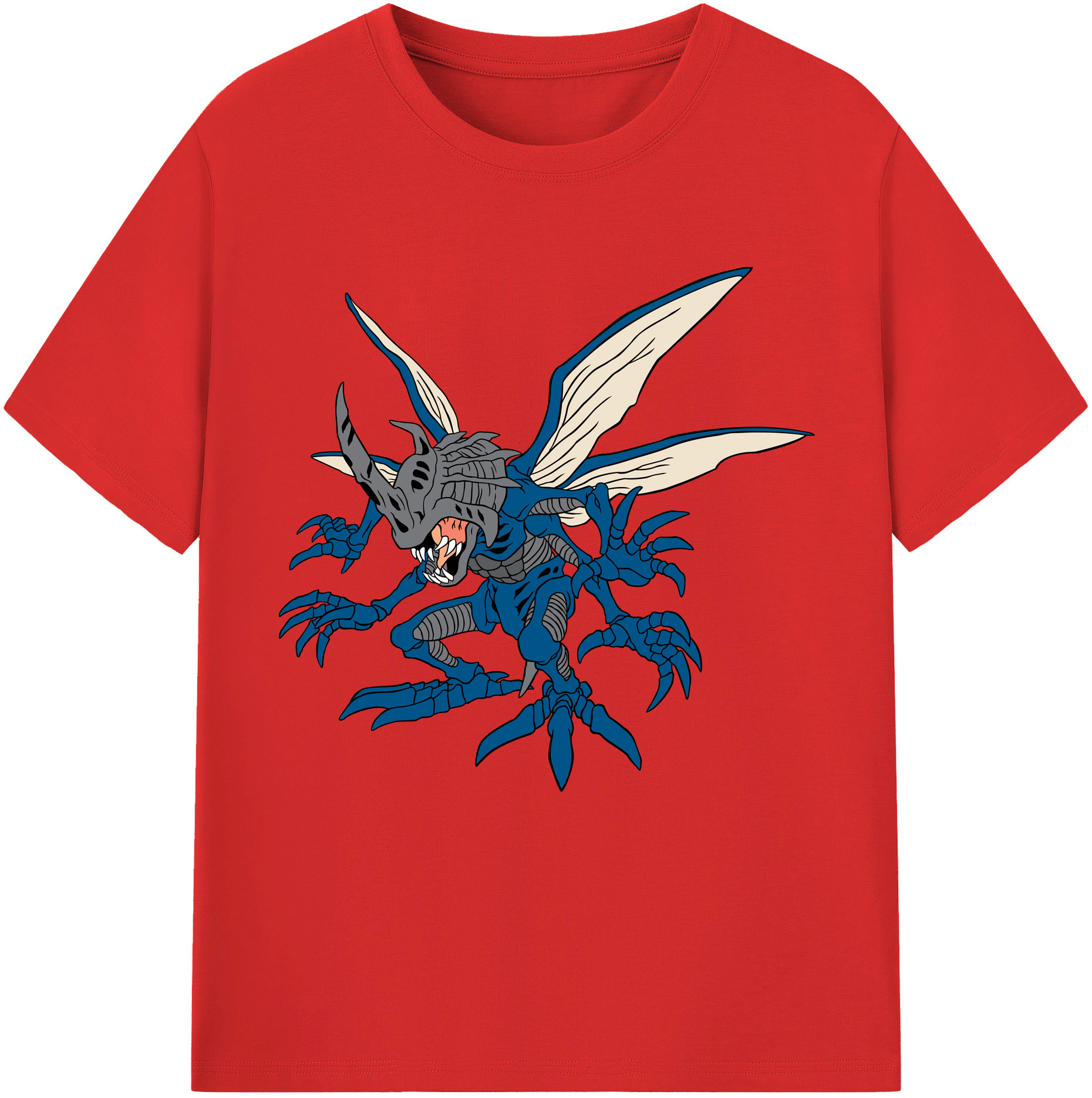 （画像用） Digimon デジタルモンスター/デジモン 綿100％半袖Tシャツ（フロントプリント）