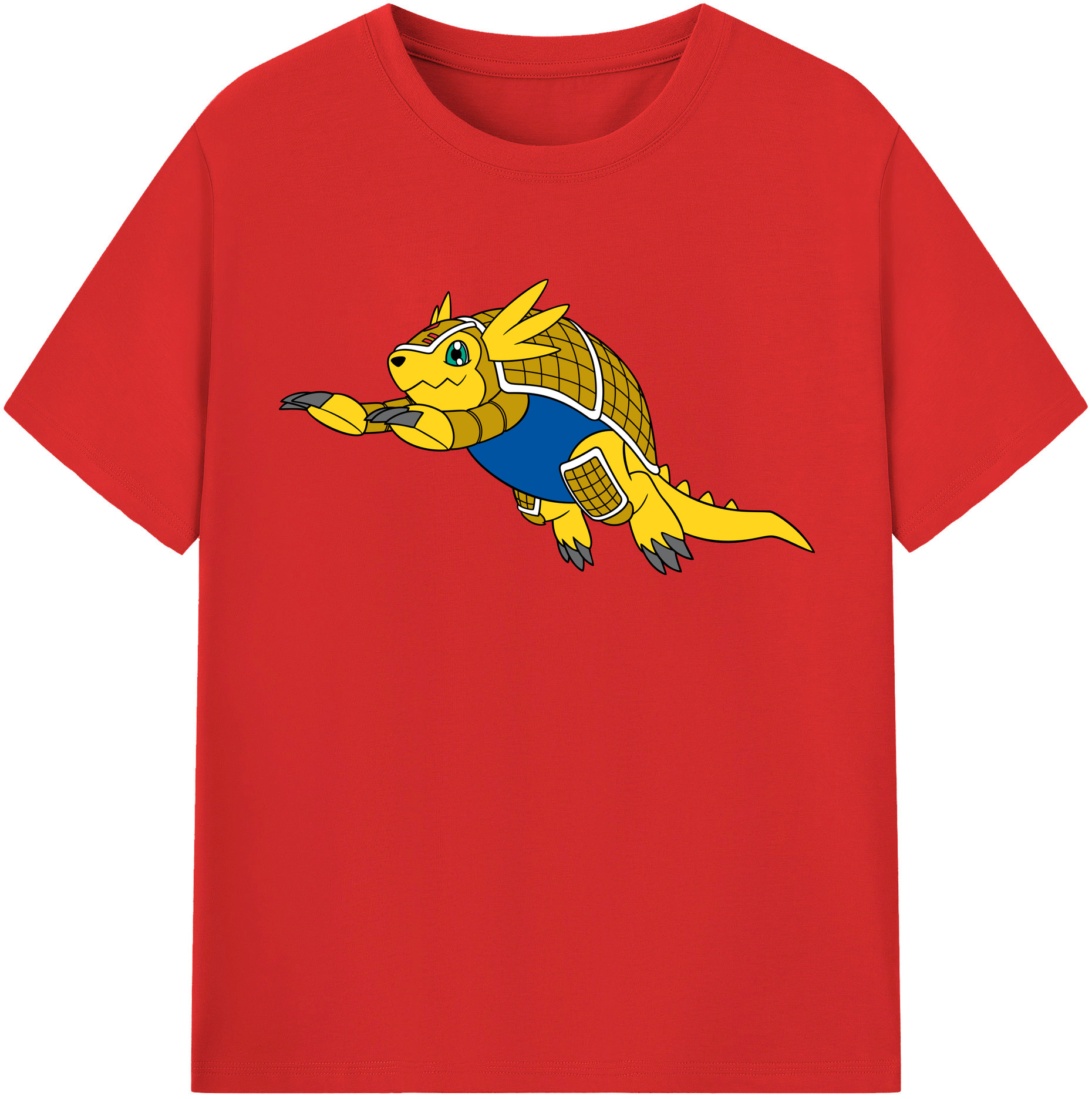 （画像用） Digimon デジタルモンスター/デジモン 綿100％半袖Tシャツ（フロントプリント）