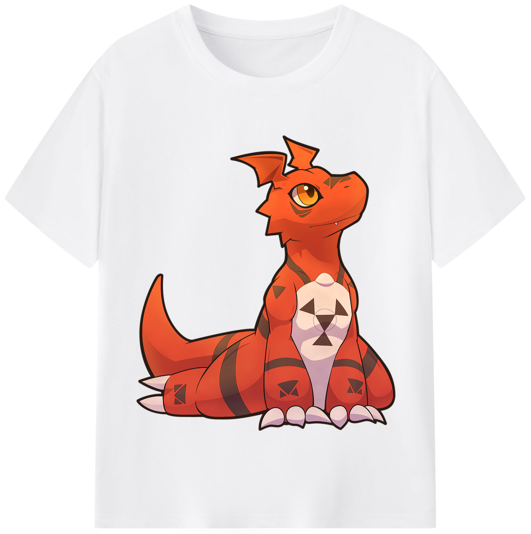 （画像用） Digimon デジタルモンスター/デジモン 綿100％半袖Tシャツ（フロントプリント）