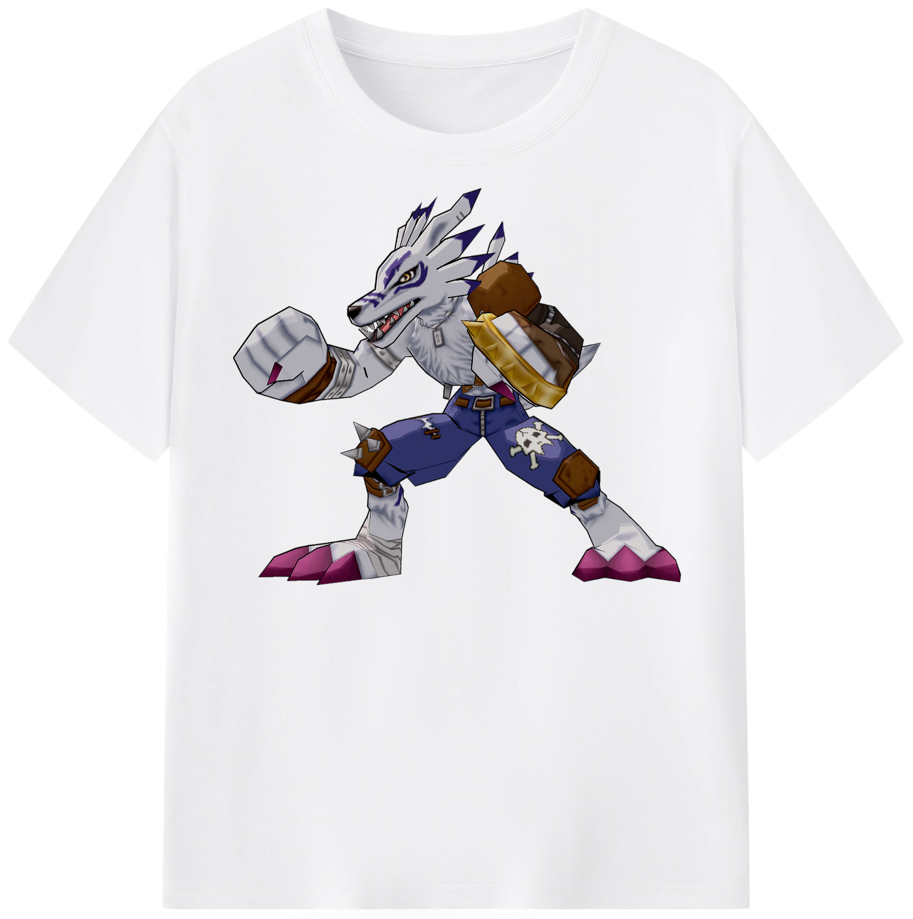 （画像用） Digimon デジタルモンスター/デジモン 綿100％半袖Tシャツ（フロントプリント）