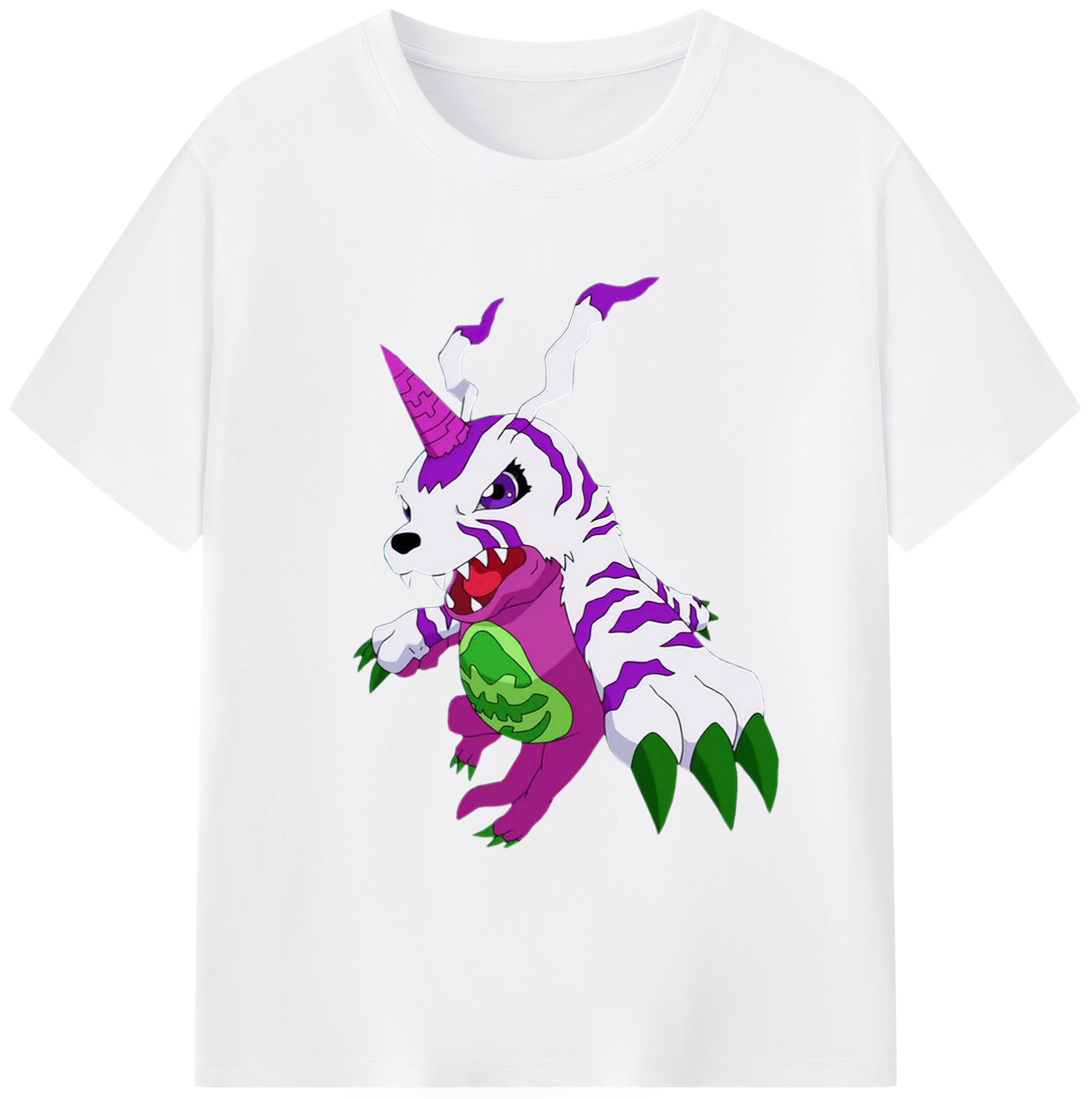 （画像用） Digimon デジタルモンスター/デジモン 綿100％半袖Tシャツ（フロントプリント）
