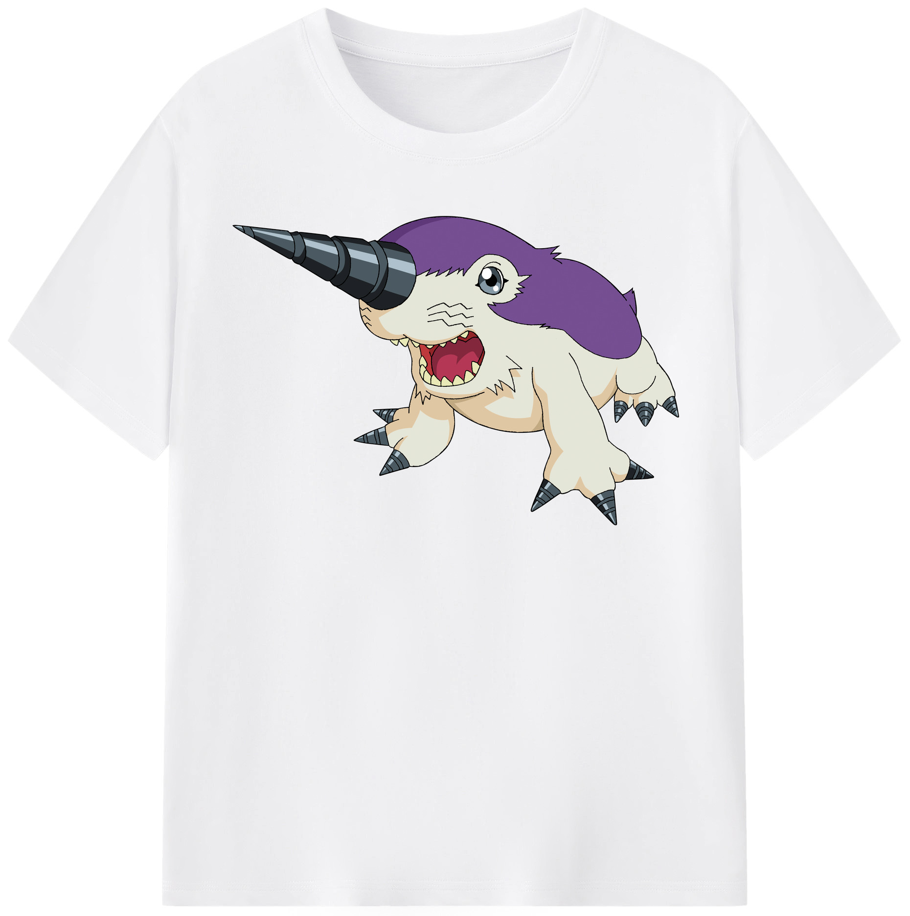 （画像用） Digimon デジタルモンスター/デジモン 綿100％半袖Tシャツ（フロントプリント）