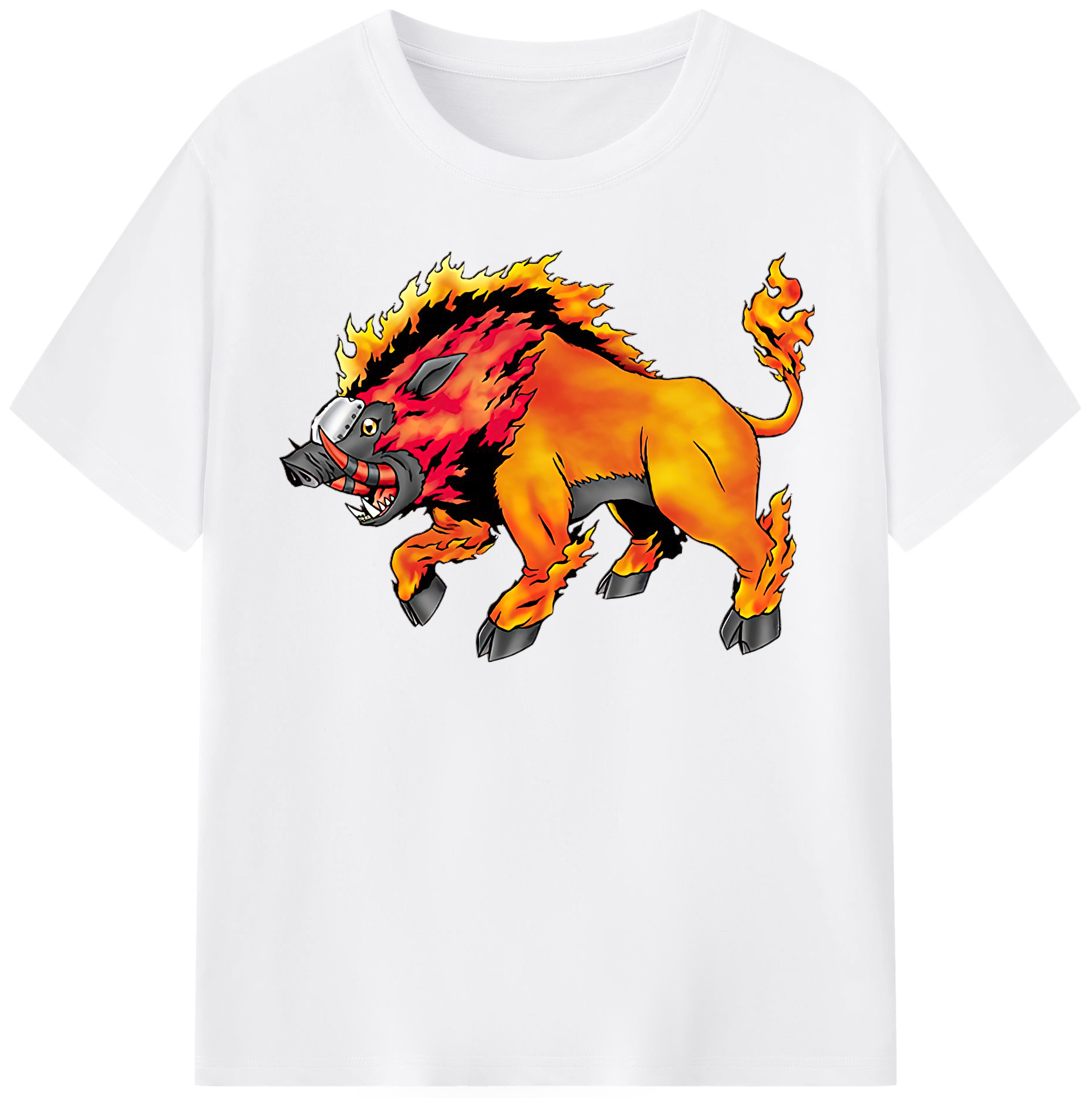 （画像用） Digimon デジタルモンスター/デジモン 綿100％半袖Tシャツ（フロントプリント）