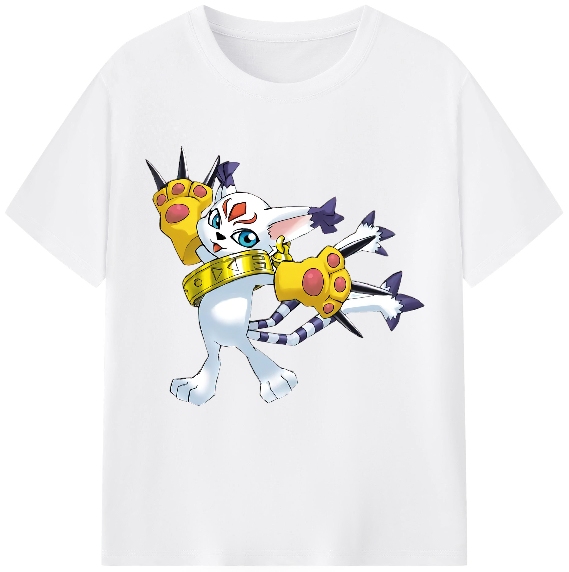 （画像用） Digimon デジタルモンスター/デジモン 綿100％半袖Tシャツ（フロントプリント）