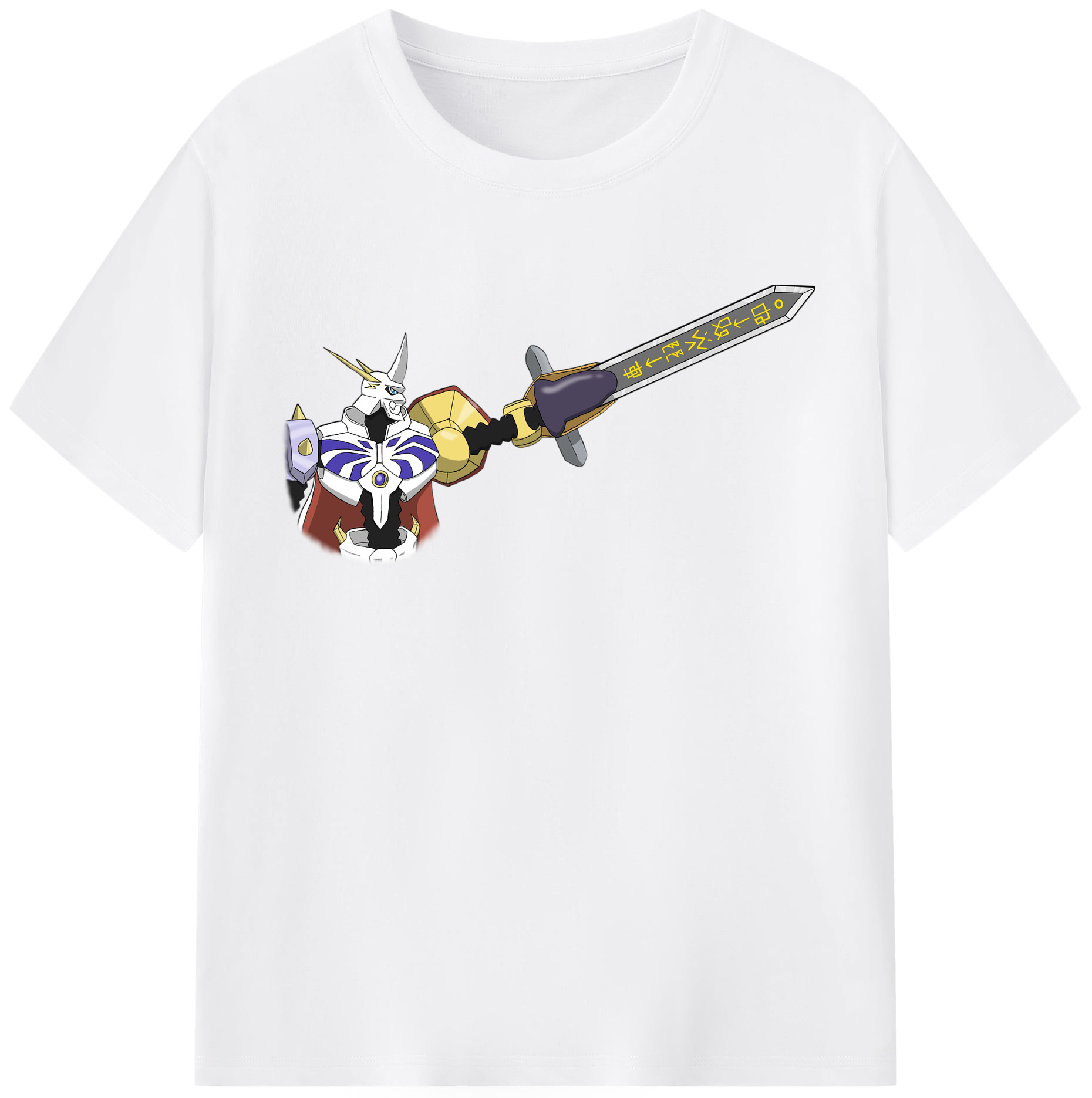（画像用） Digimon デジタルモンスター/デジモン 綿100％半袖Tシャツ（フロントプリント）