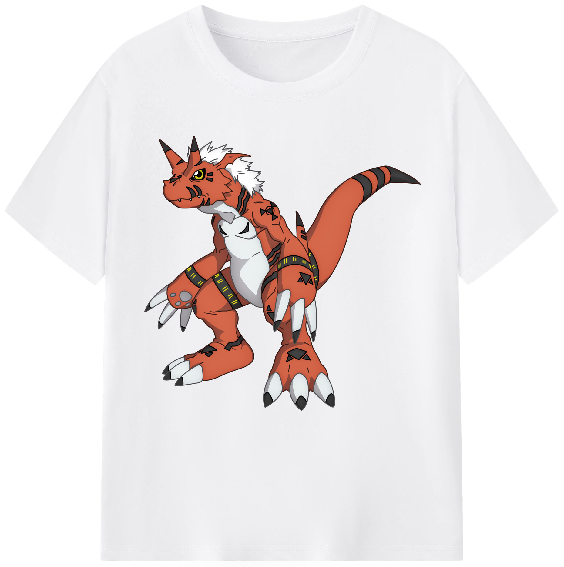 （画像用） Digimon デジタルモンスター/デジモン 綿100％半袖Tシャツ（フロントプリント）