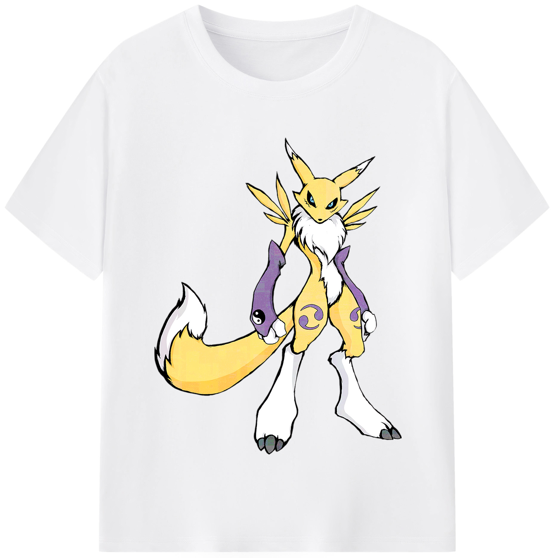 （画像用） Digimon デジタルモンスター/デジモン 綿100％半袖Tシャツ（フロントプリント）