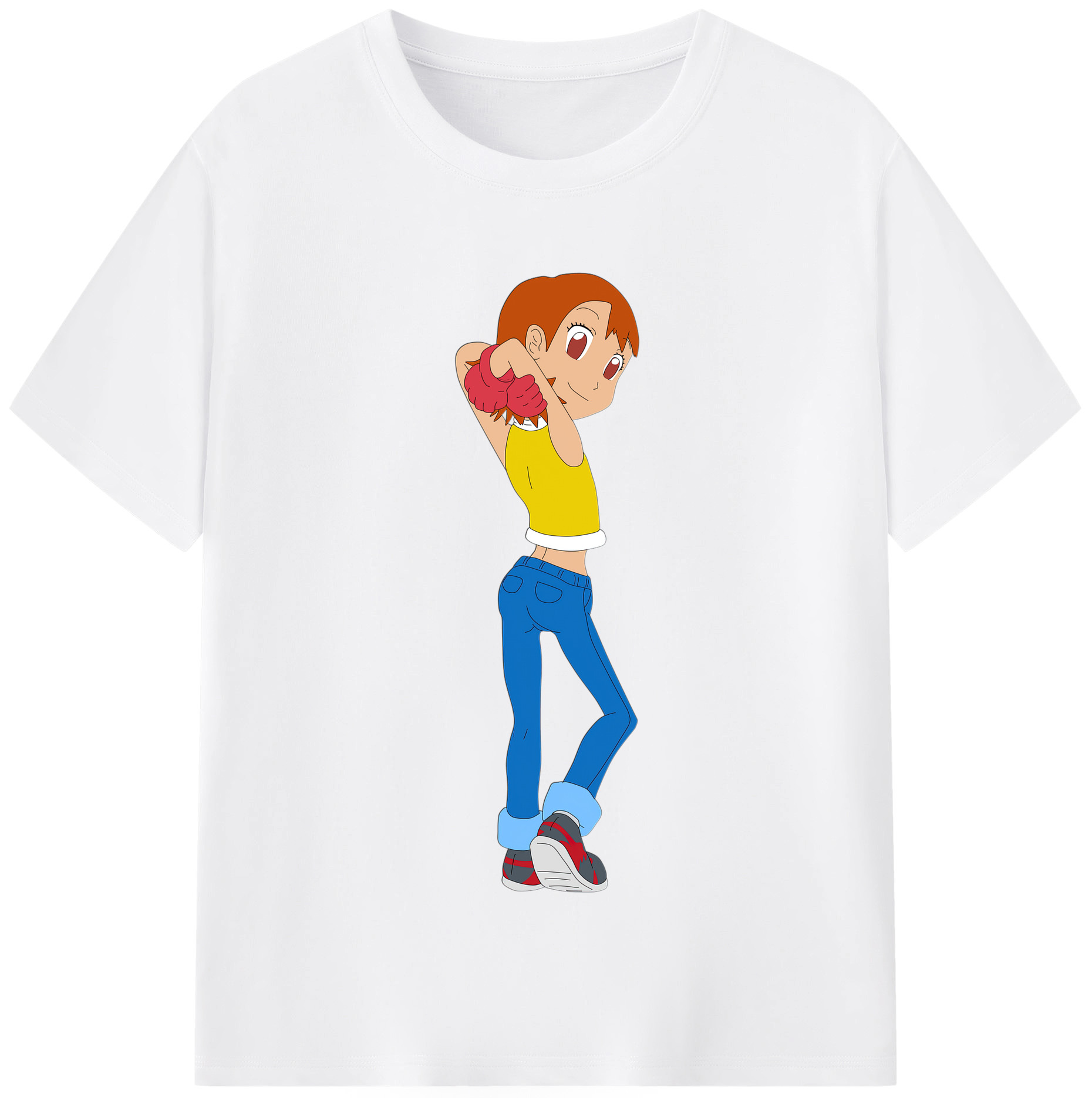 （画像用） Digimon デジタルモンスター/デジモン 綿100％半袖Tシャツ（フロントプリント）