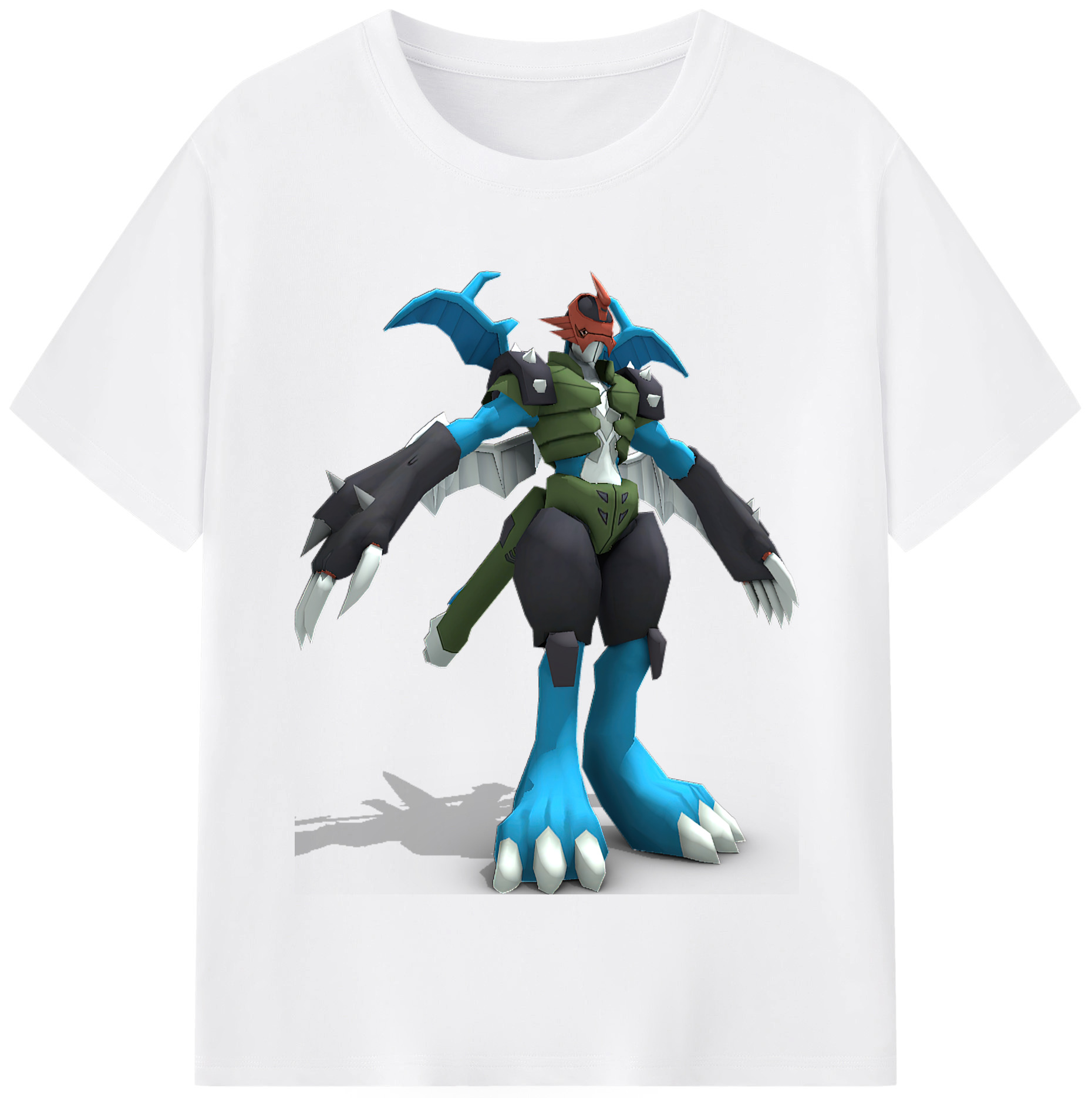 （画像用） Digimon デジタルモンスター/デジモン 綿100％半袖Tシャツ（フロントプリント）