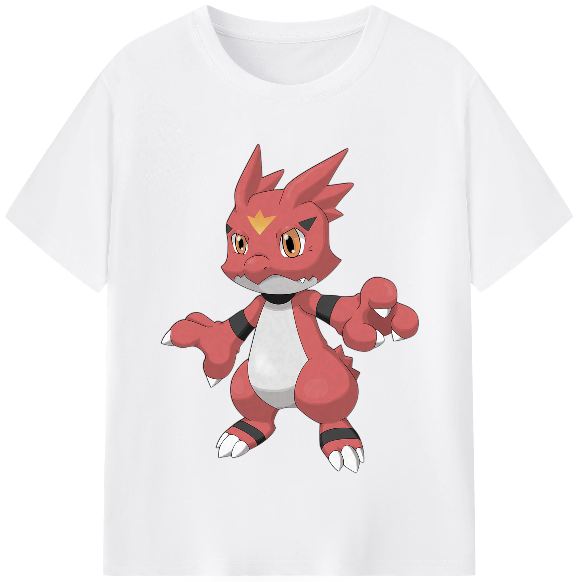 （画像用） Digimon デジタルモンスター/デジモン 綿100％半袖Tシャツ（フロントプリント）