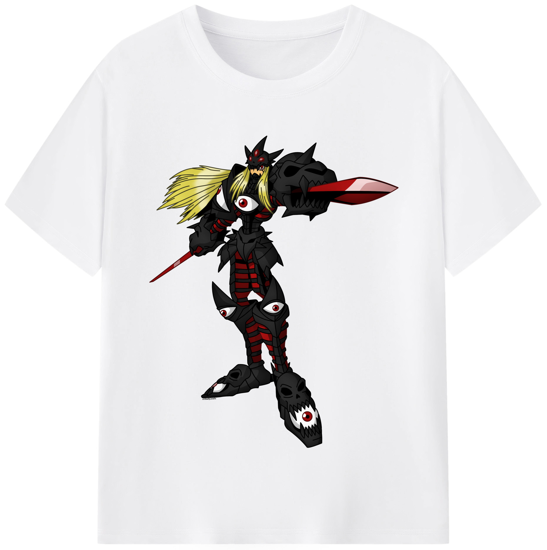 （画像用） Digimon デジタルモンスター/デジモン 綿100％半袖Tシャツ（フロントプリント）