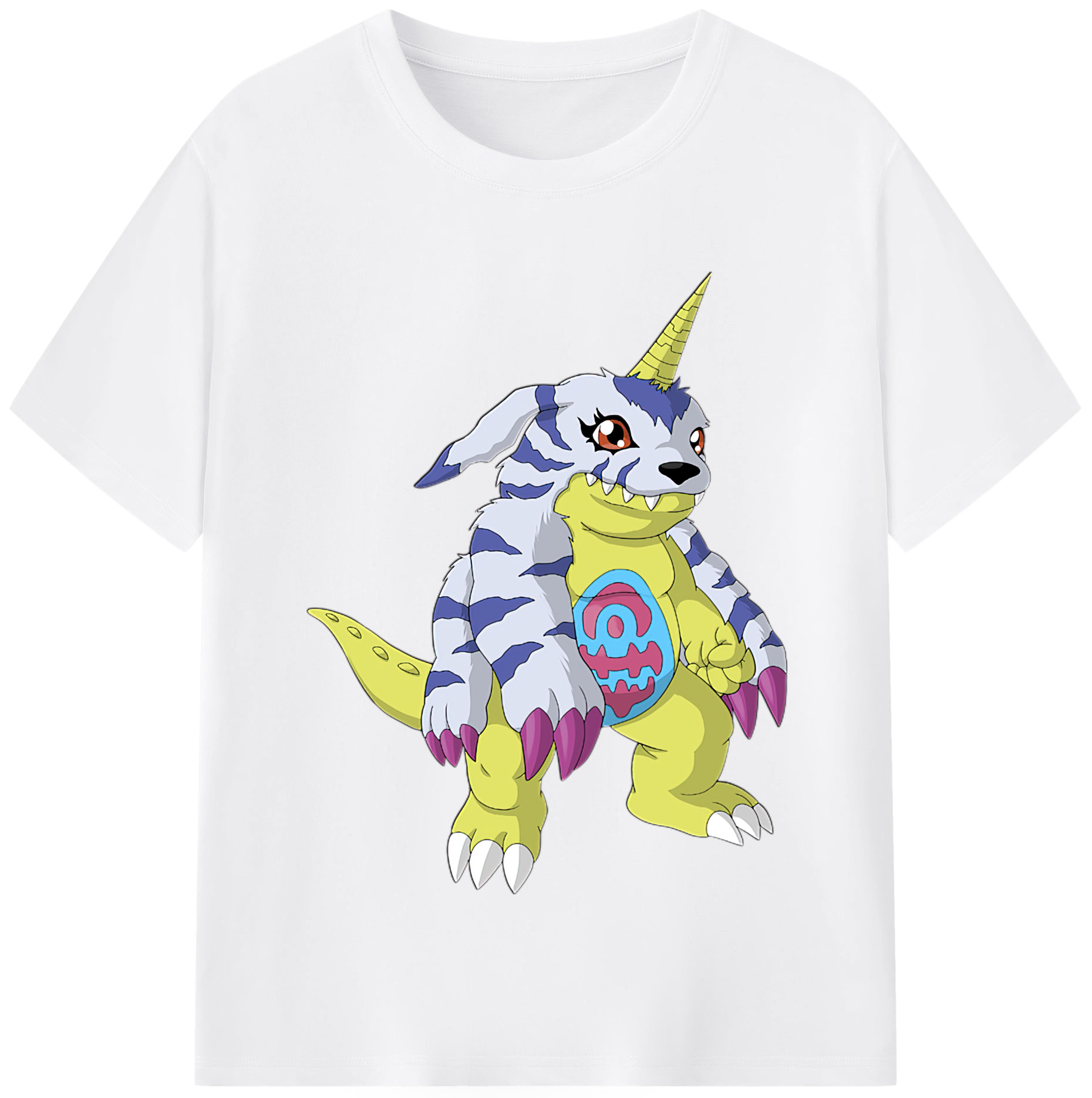 （画像用） Digimon デジタルモンスター/デジモン 綿100％半袖Tシャツ（フロントプリント）