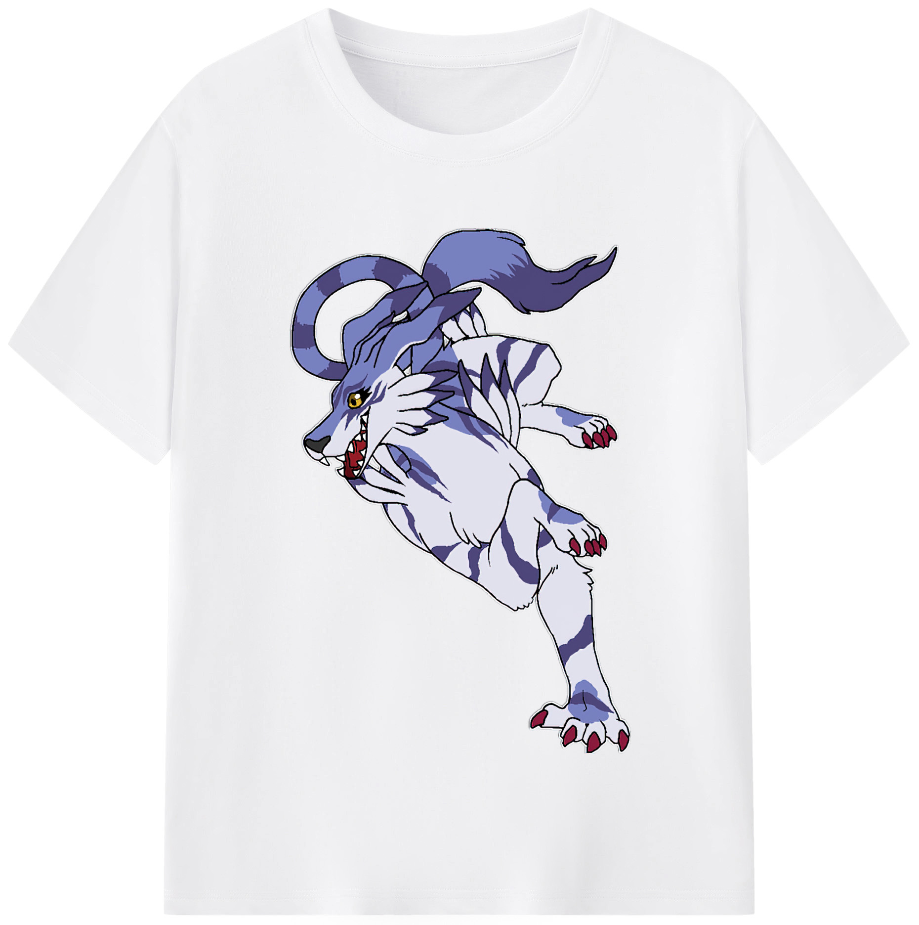 （画像用） Digimon デジタルモンスター/デジモン 綿100％半袖Tシャツ（フロントプリント）