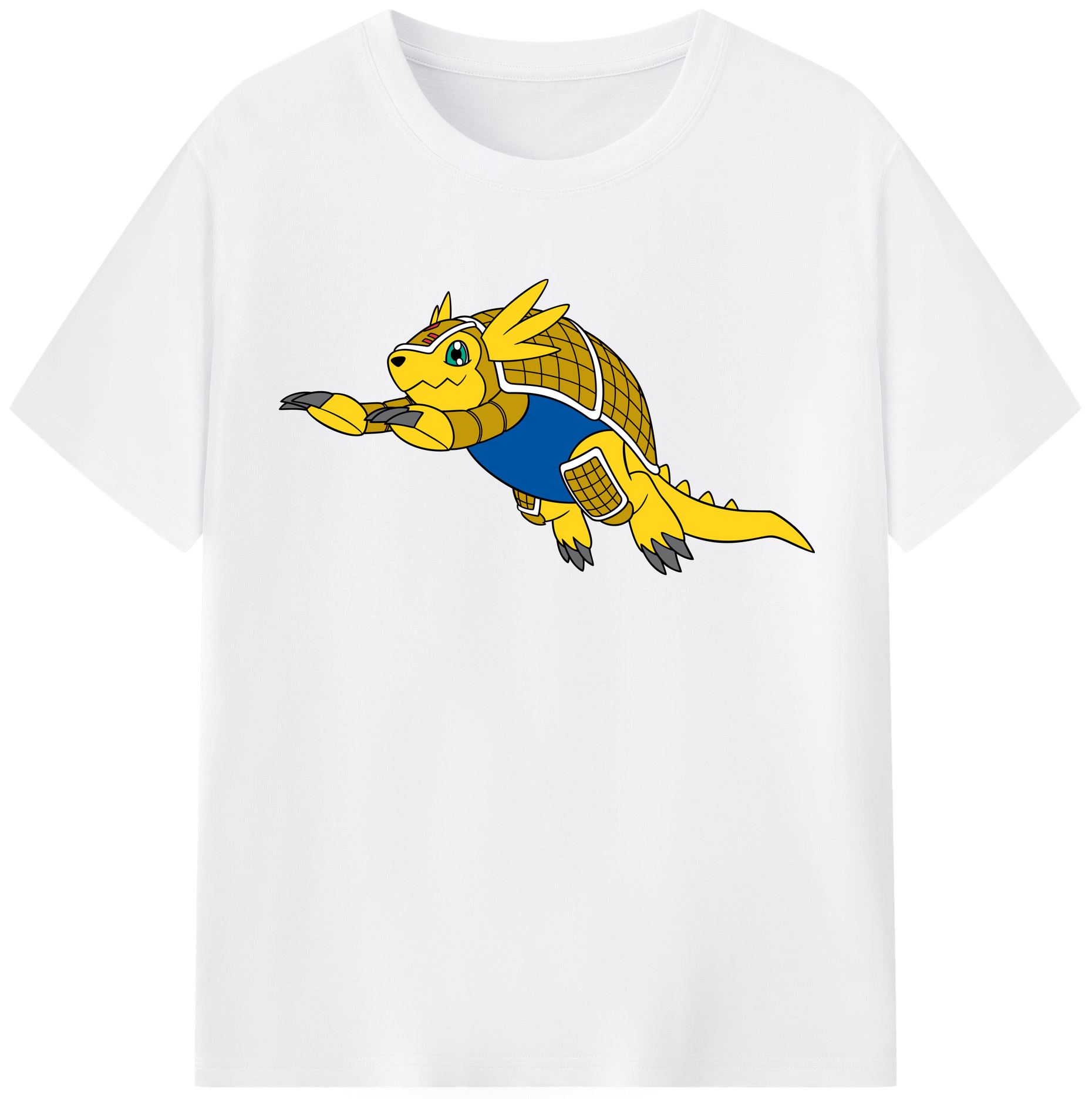 （画像用） Digimon デジタルモンスター/デジモン 綿100％半袖Tシャツ（フロントプリント）