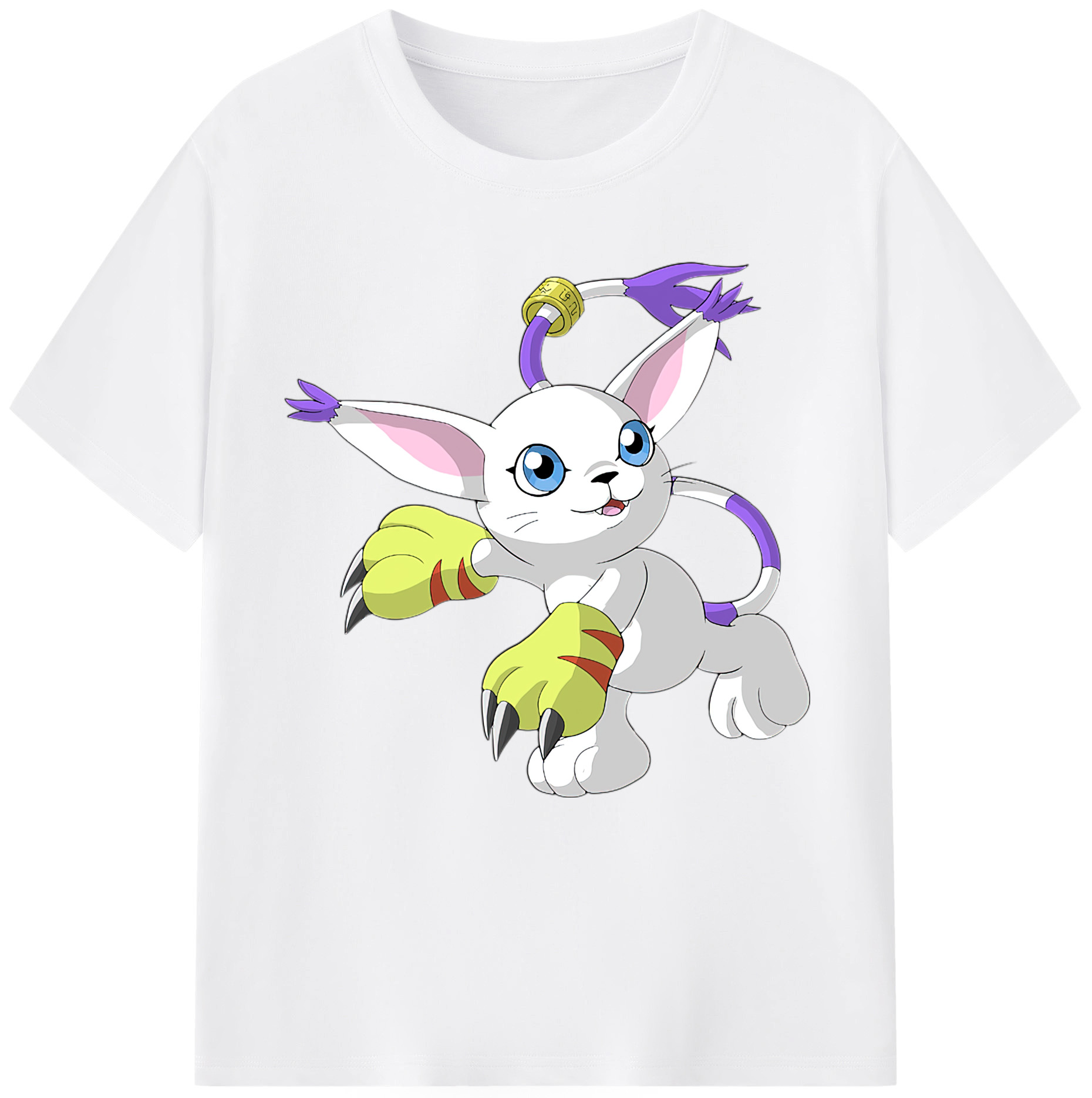 （画像用） Digimon デジタルモンスター/デジモン 綿100％半袖Tシャツ（フロントプリント）