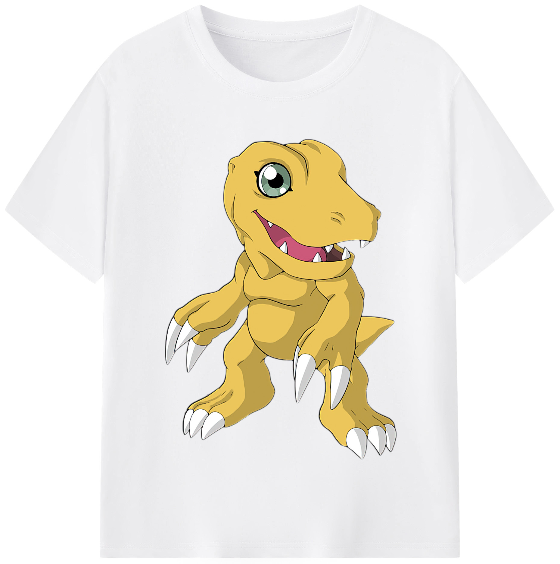 （画像用） Digimon デジタルモンスター/デジモン 綿100％半袖Tシャツ（フロントプリント）