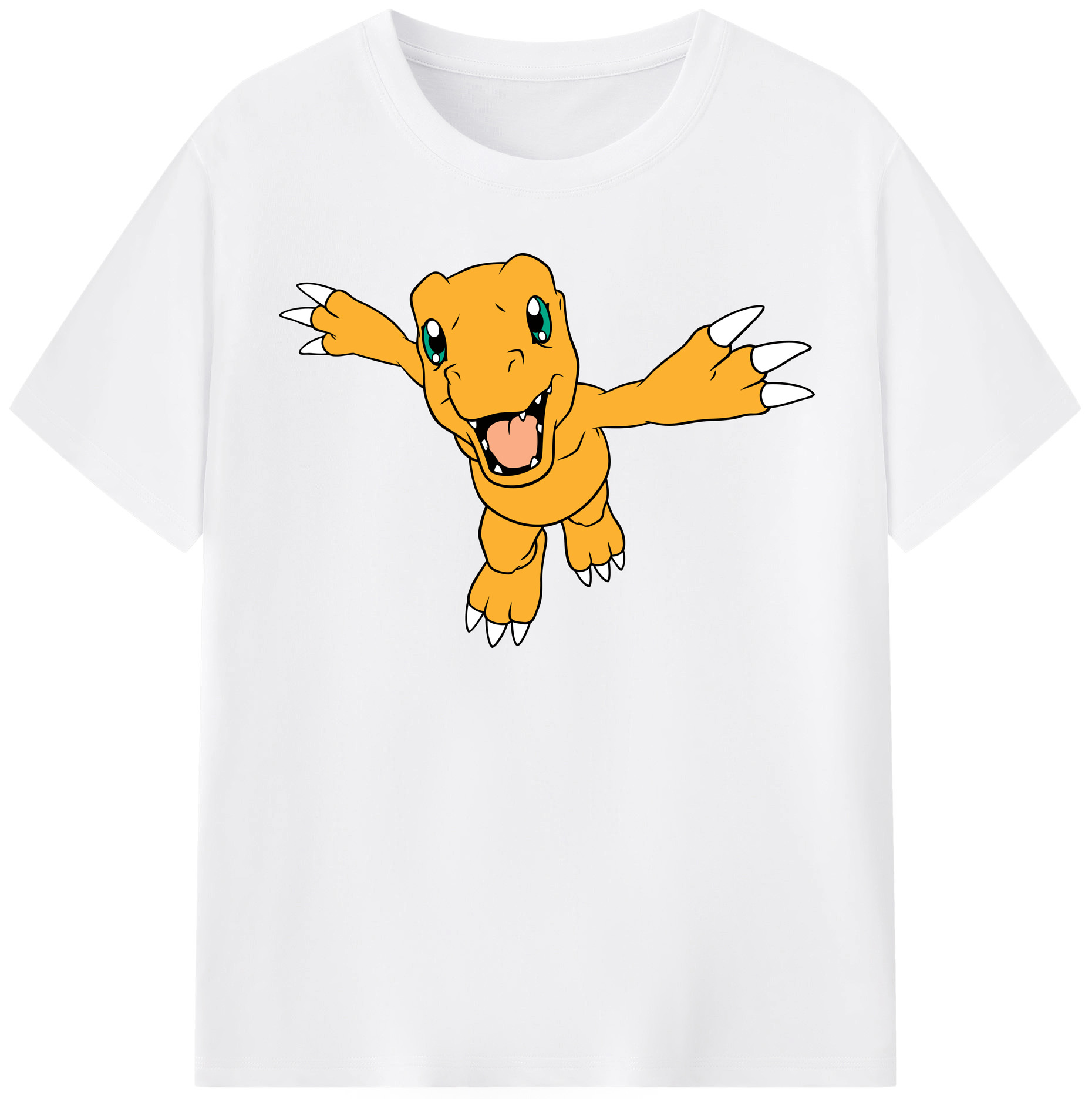 （画像用） Digimon デジタルモンスター/デジモン 綿100％半袖Tシャツ（フロントプリント）