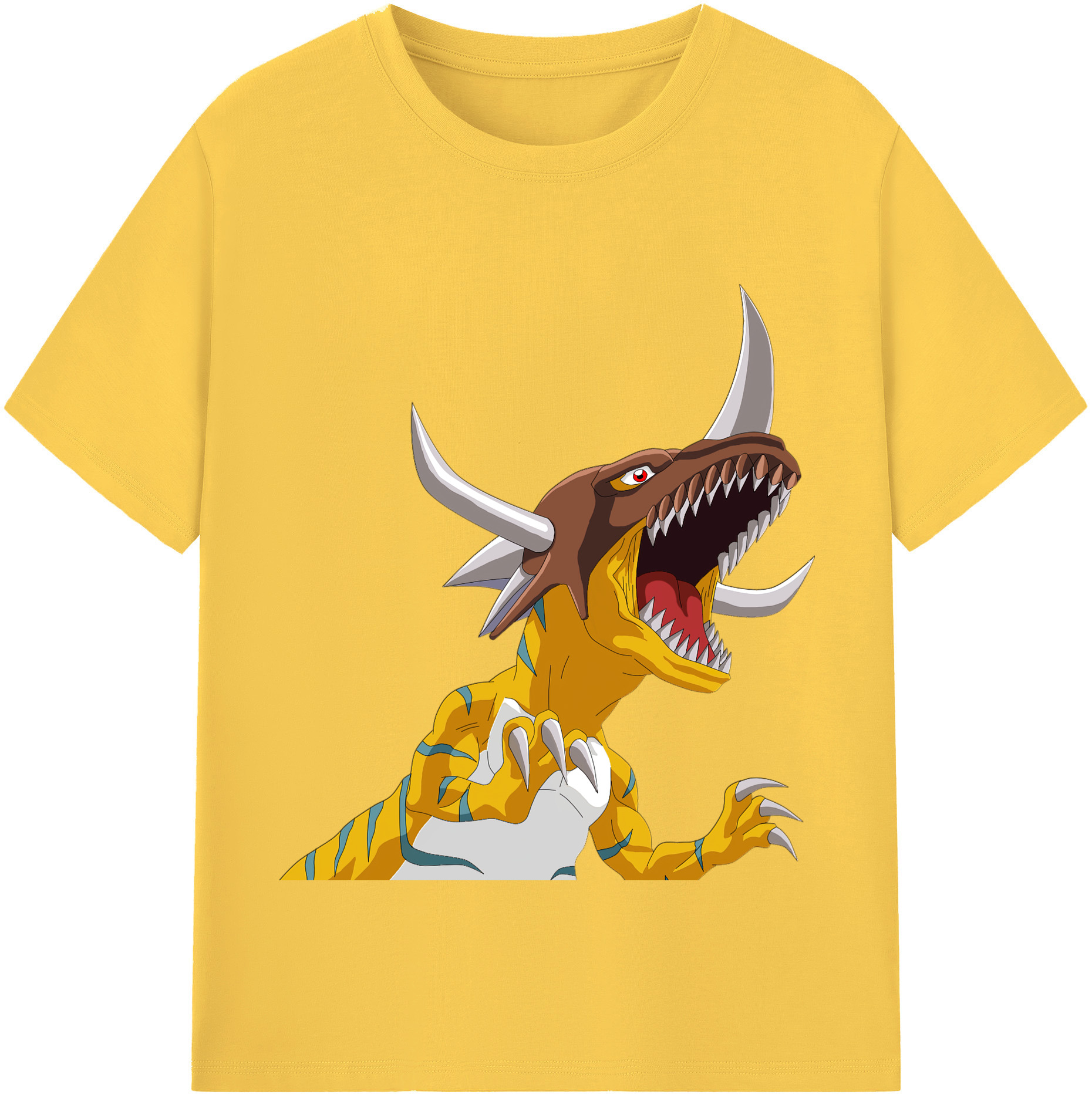 （画像用） Digimon デジタルモンスター/デジモン 綿100％半袖Tシャツ（フロントプリント）
