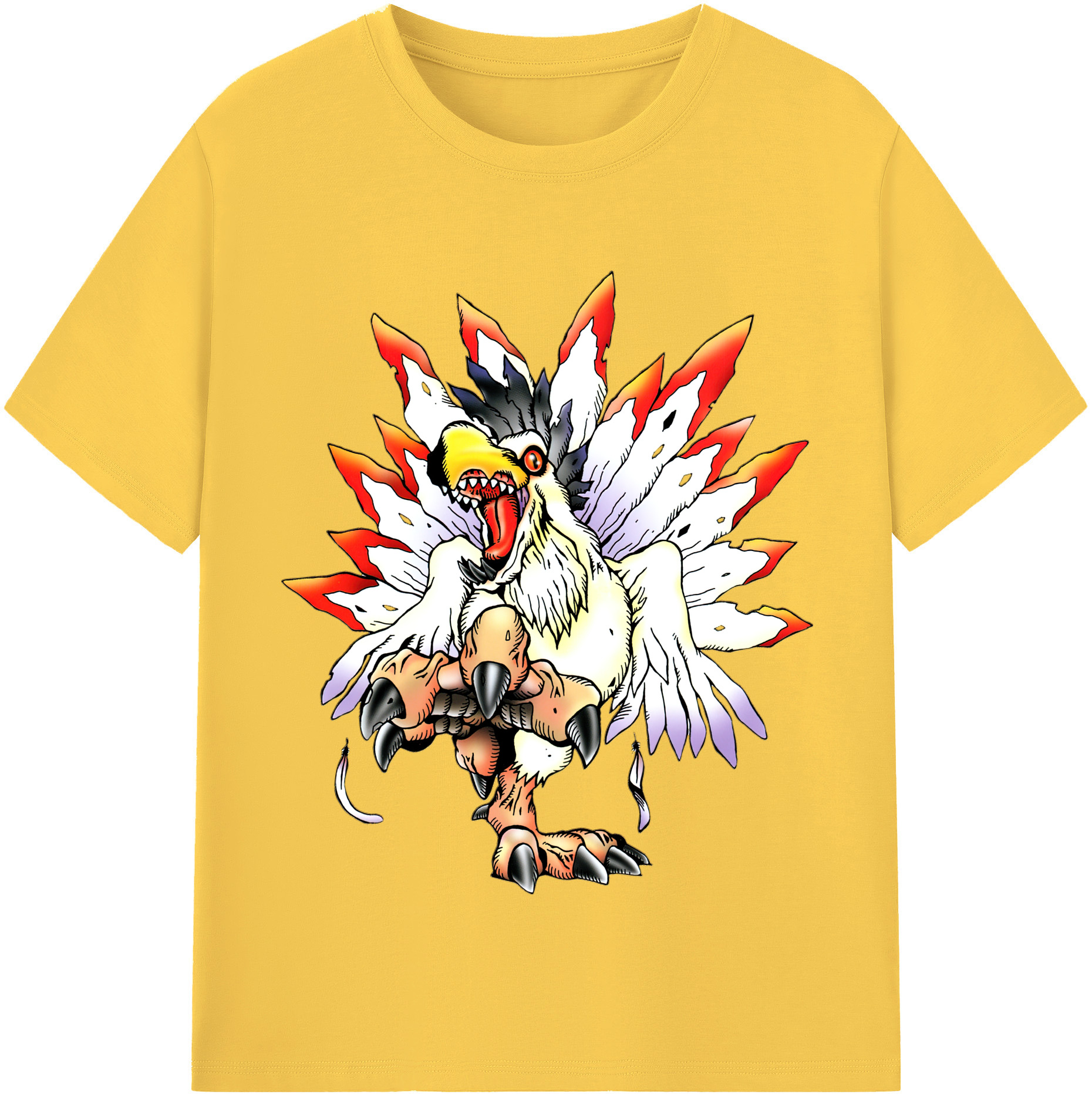 （画像用） Digimon デジタルモンスター/デジモン 綿100％半袖Tシャツ（フロントプリント）