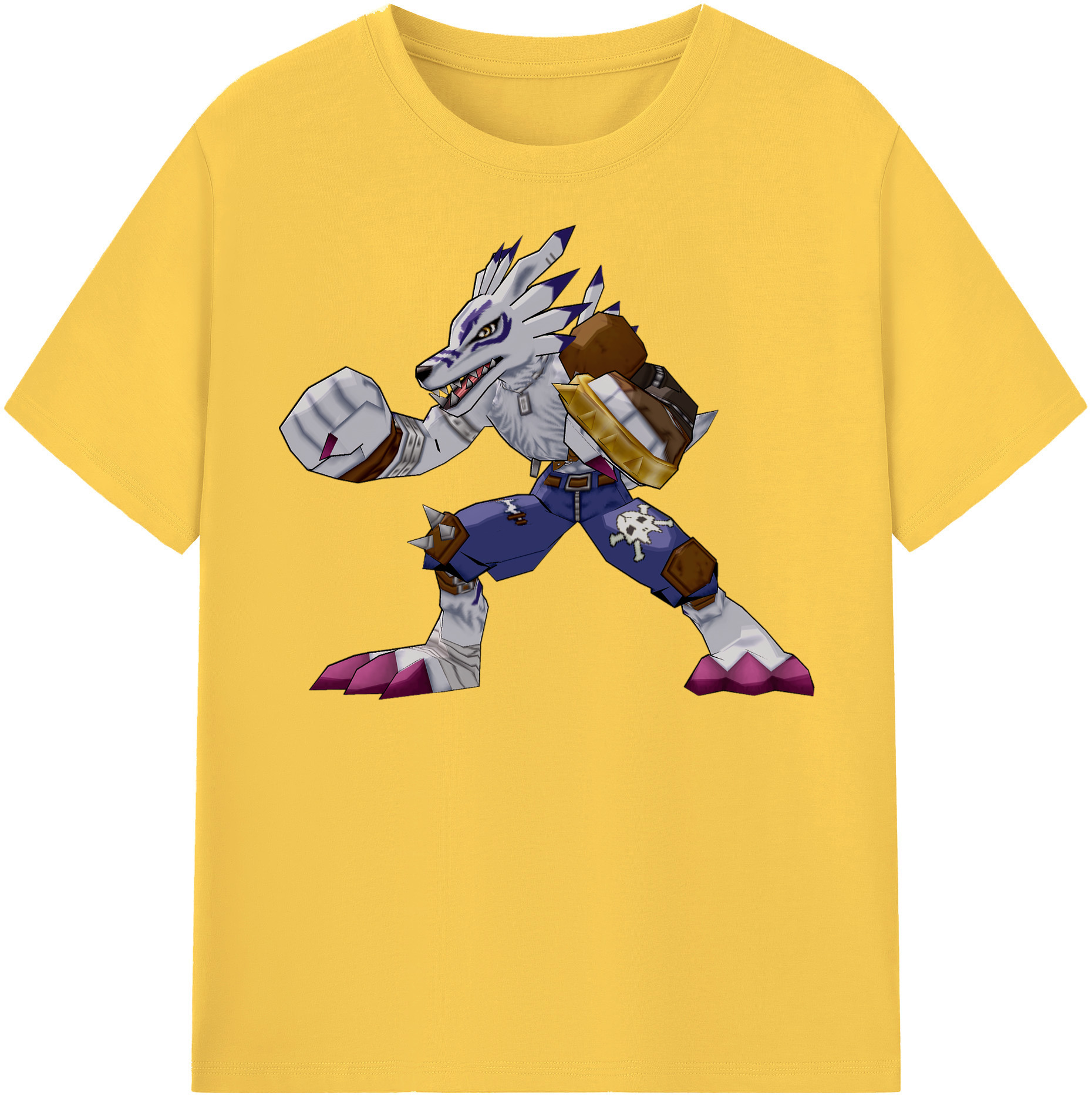 （画像用） Digimon デジタルモンスター/デジモン 綿100％半袖Tシャツ（フロントプリント）