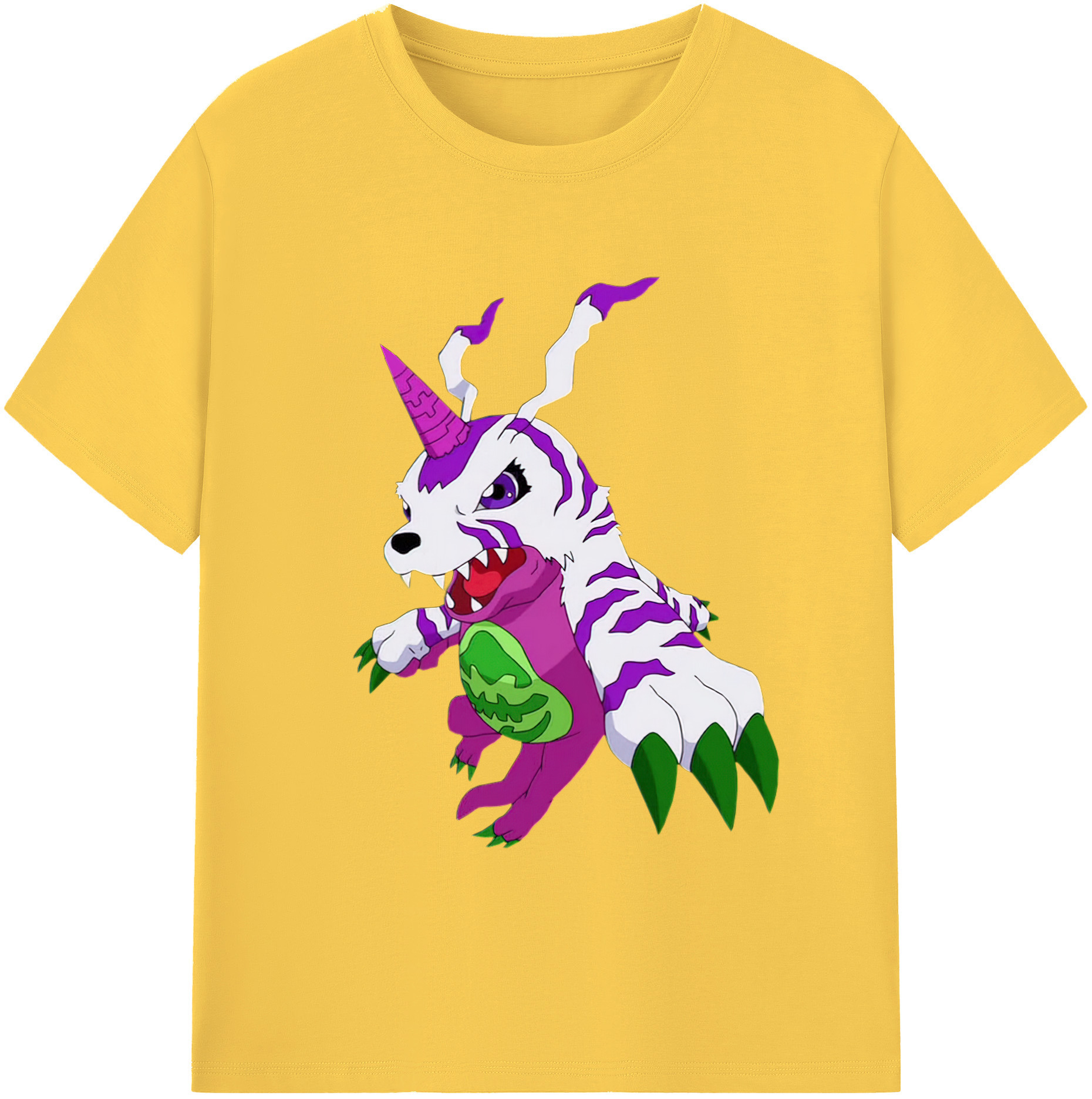 （画像用） Digimon デジタルモンスター/デジモン 綿100％半袖Tシャツ（フロントプリント）