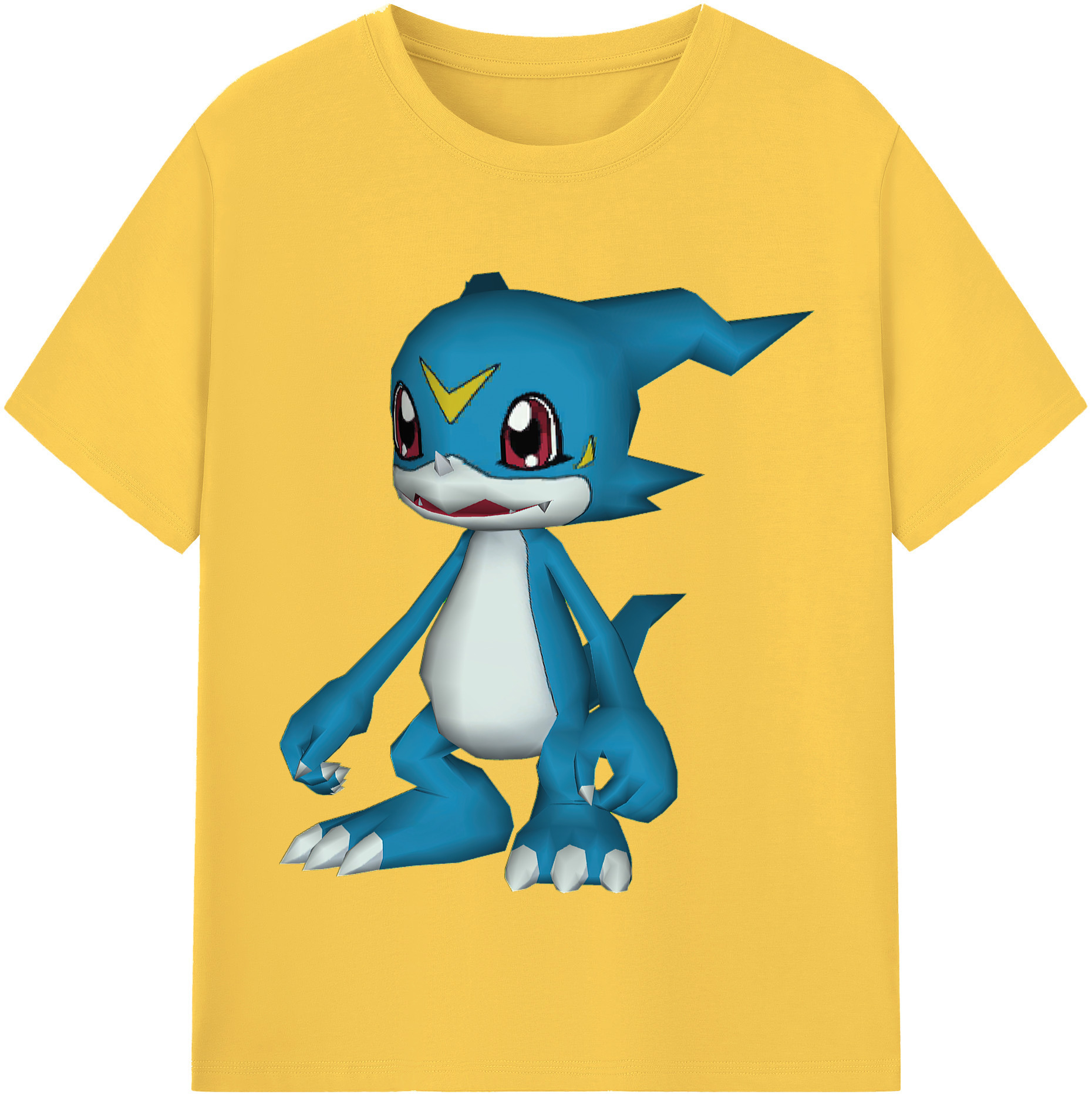 （画像用） Digimon デジタルモンスター/デジモン 綿100％半袖Tシャツ（フロントプリント）