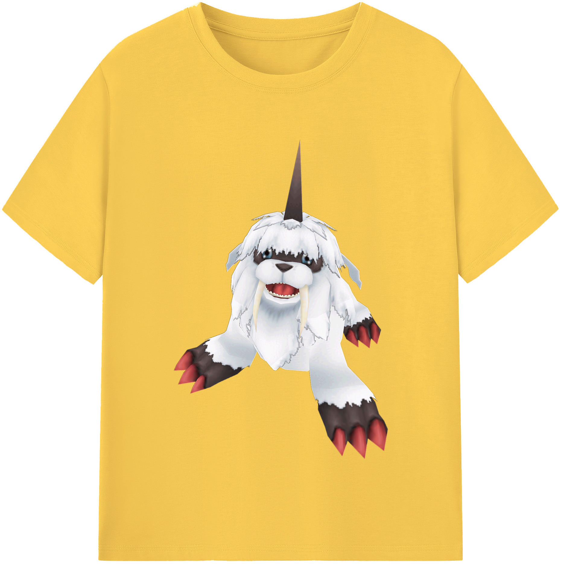 （画像用） Digimon デジタルモンスター/デジモン 綿100％半袖Tシャツ（フロントプリント）