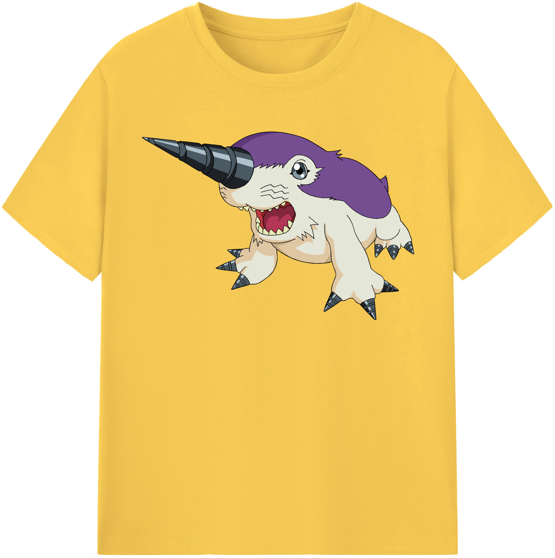 （画像用） Digimon デジタルモンスター/デジモン 綿100％半袖Tシャツ（フロントプリント）