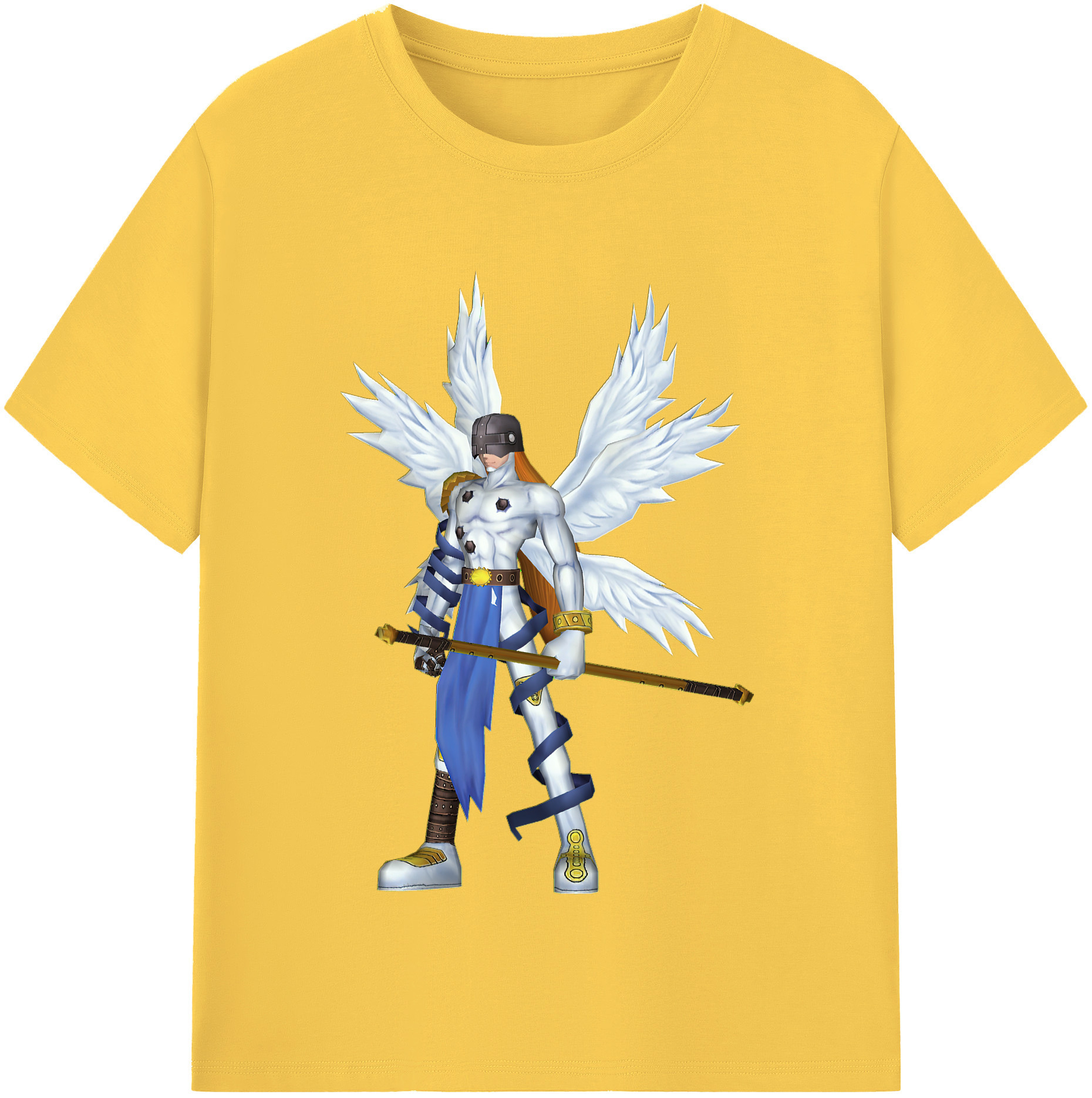 （画像用） Digimon デジタルモンスター/デジモン 綿100％半袖Tシャツ（フロントプリント）