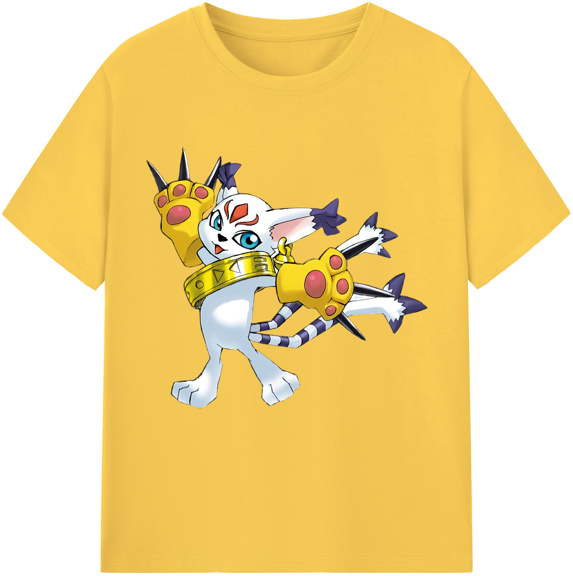 （画像用） Digimon デジタルモンスター/デジモン 綿100％半袖Tシャツ（フロントプリント）