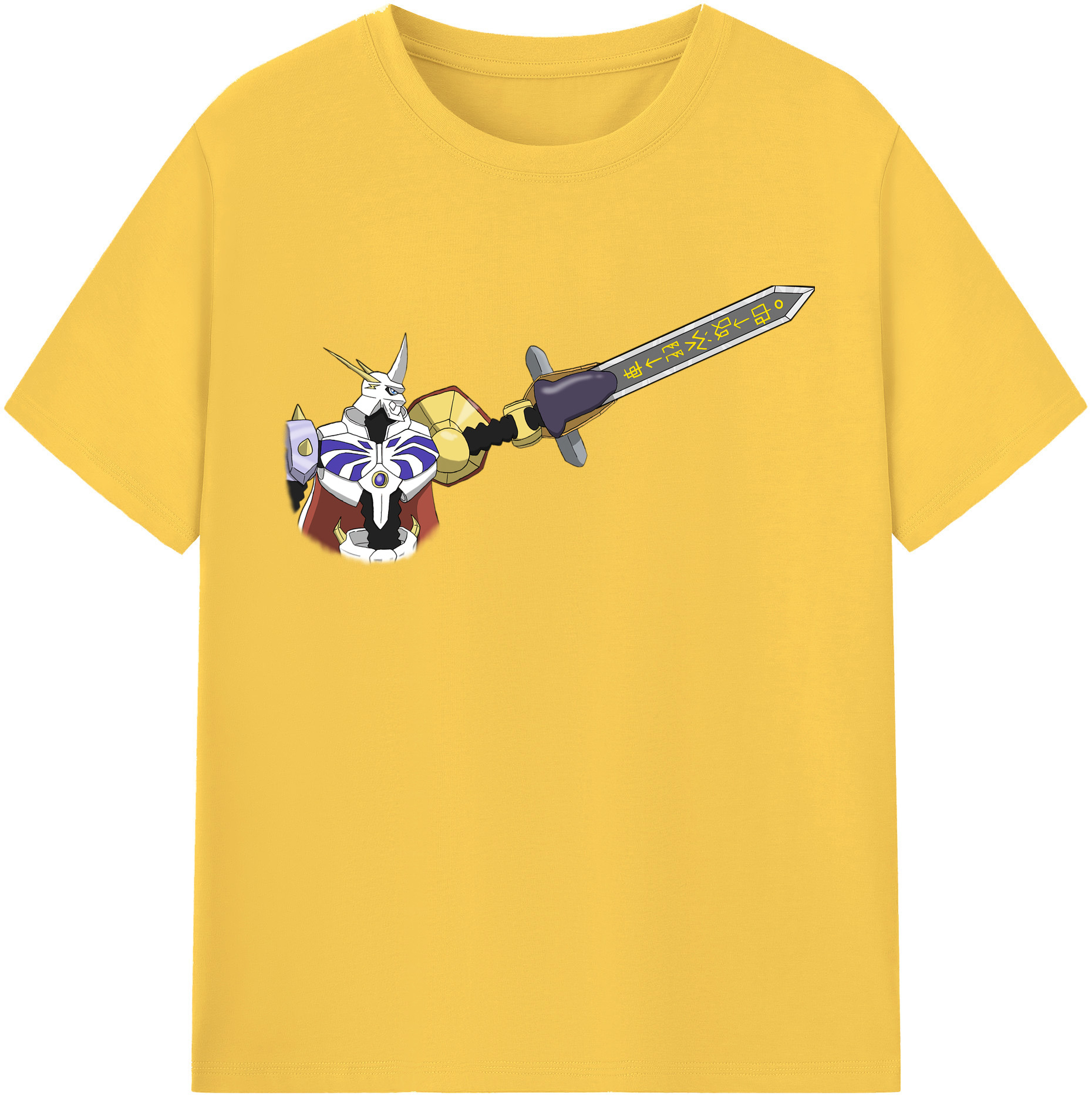 （画像用） Digimon デジタルモンスター/デジモン 綿100％半袖Tシャツ（フロントプリント）