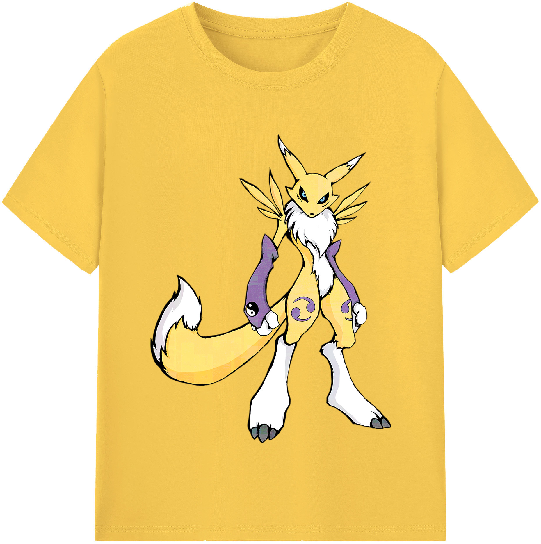 （画像用） Digimon デジタルモンスター/デジモン 綿100％半袖Tシャツ（フロントプリント）