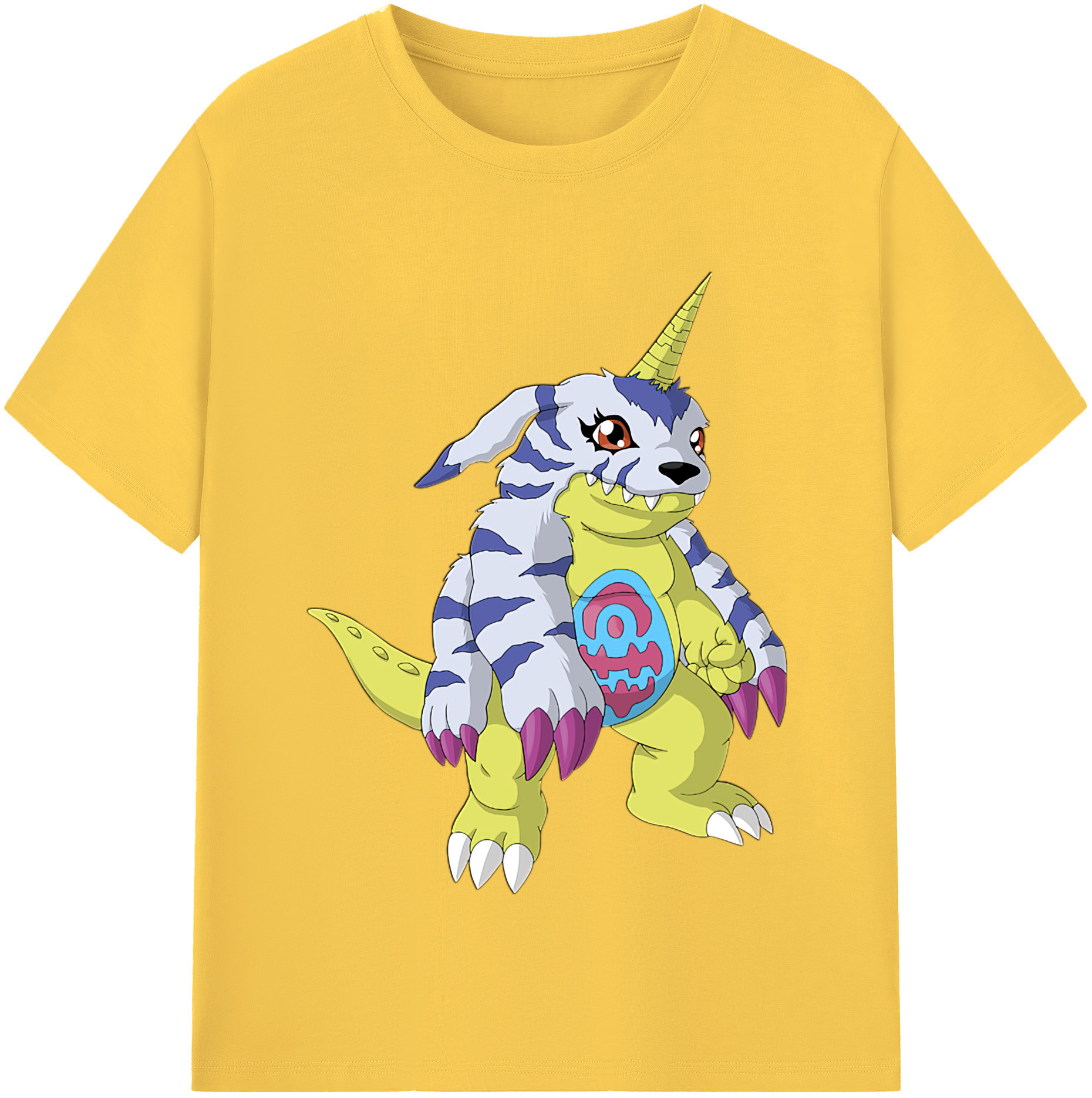 （画像用） Digimon デジタルモンスター/デジモン 綿100％半袖Tシャツ（フロントプリント）