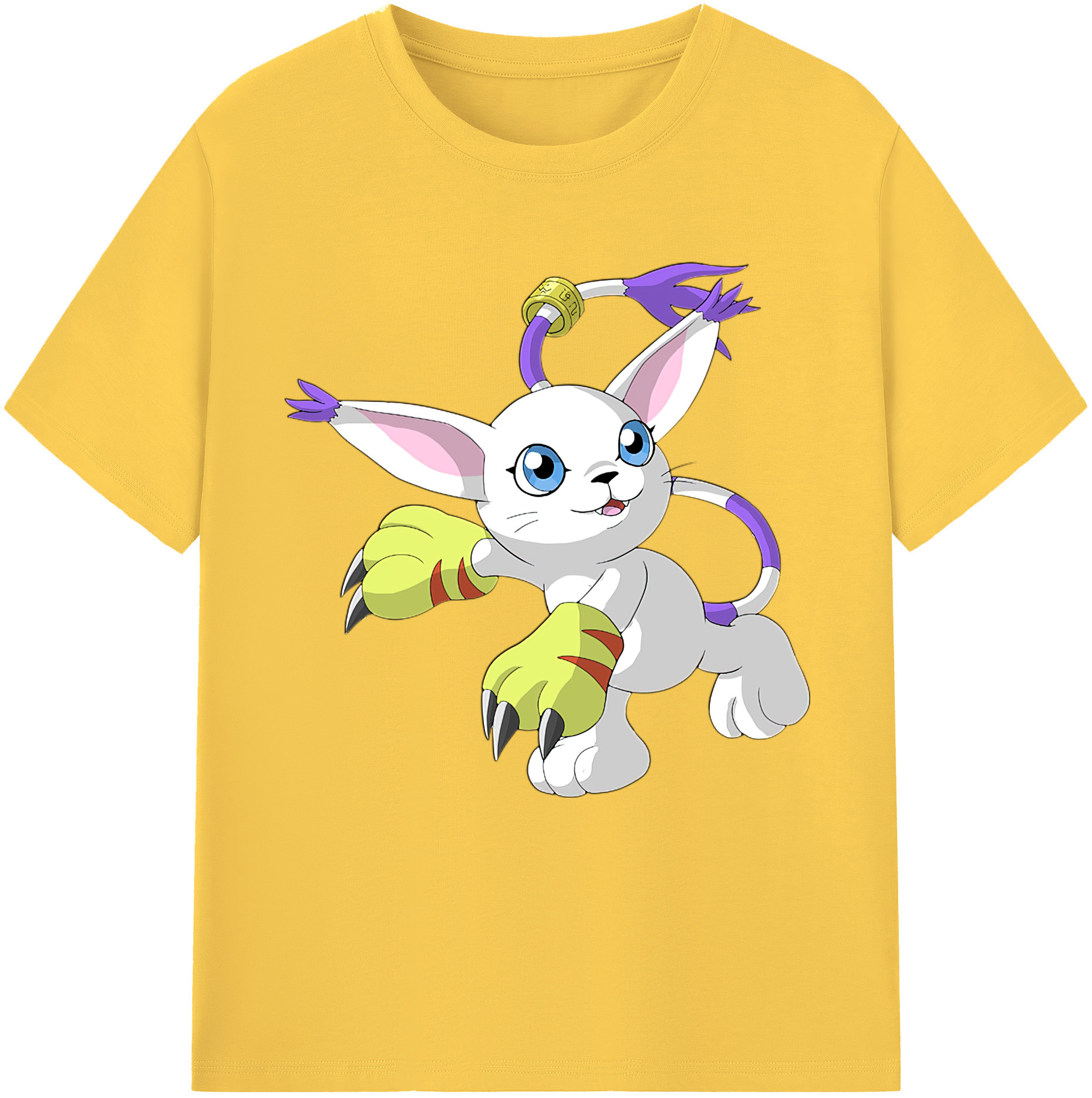 （画像用） Digimon デジタルモンスター/デジモン 綿100％半袖Tシャツ（フロントプリント）