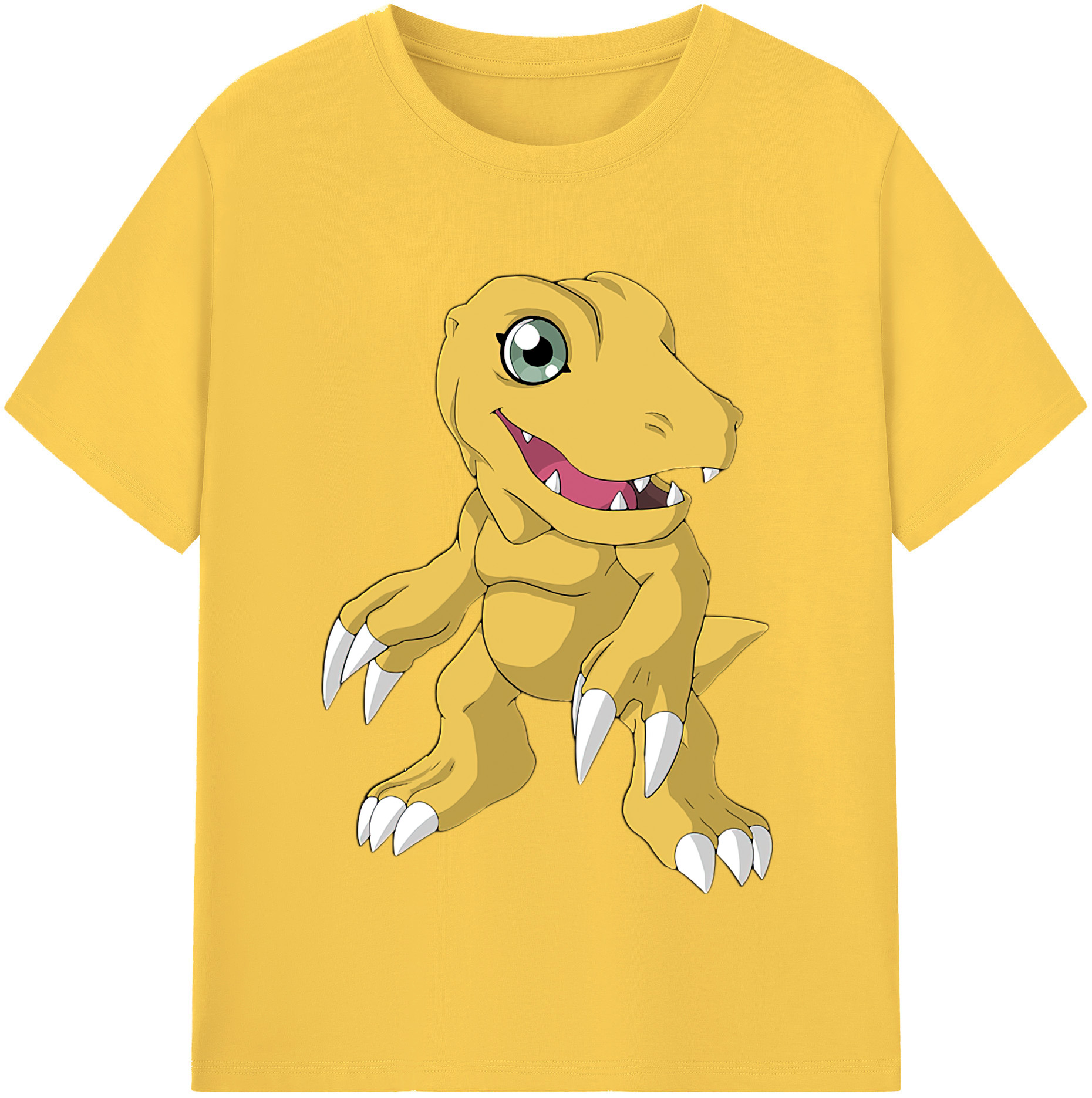 （画像用） Digimon デジタルモンスター/デジモン 綿100％半袖Tシャツ（フロントプリント）