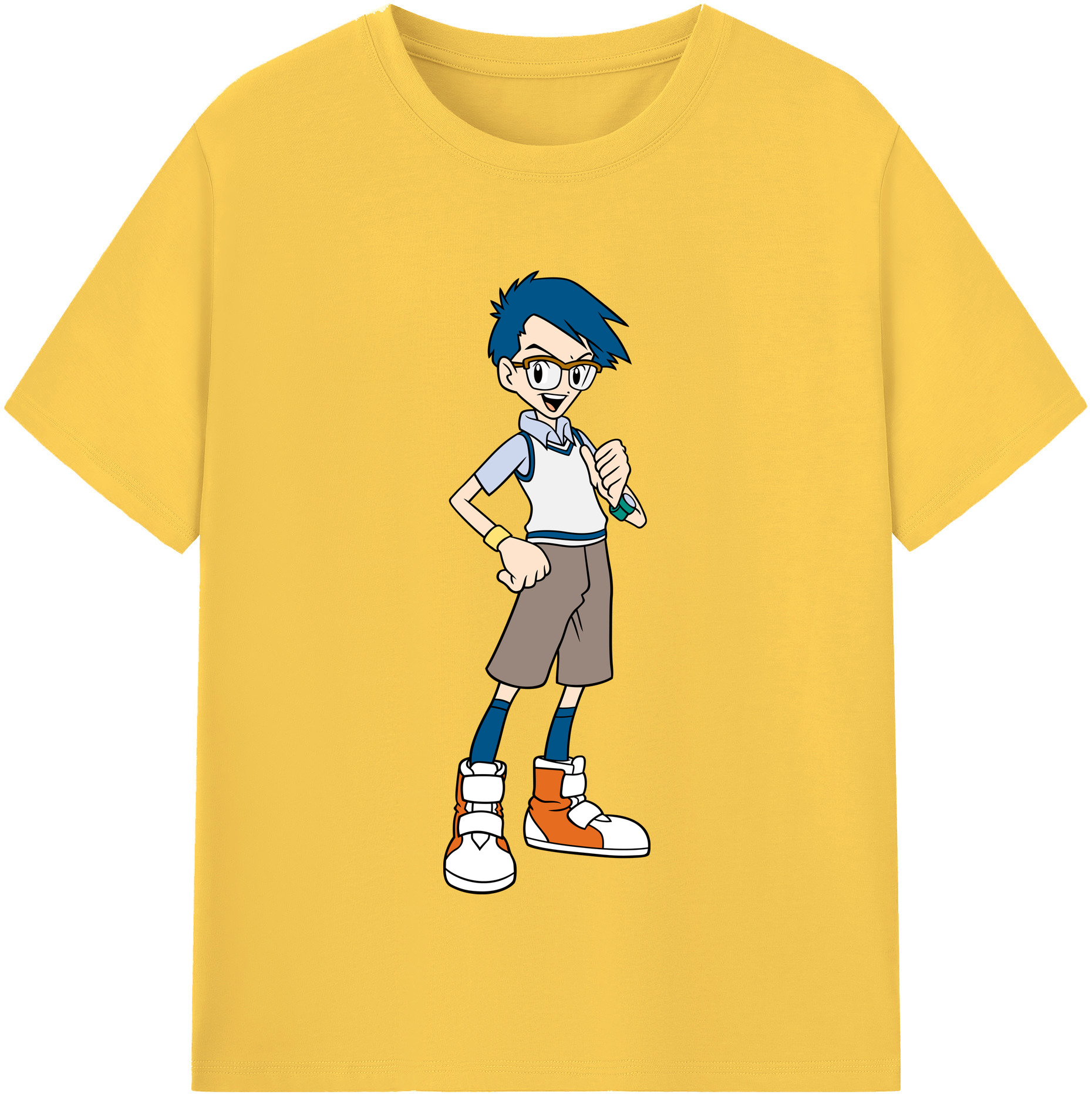 （画像用） Digimon デジタルモンスター/デジモン 綿100％半袖Tシャツ（フロントプリント）