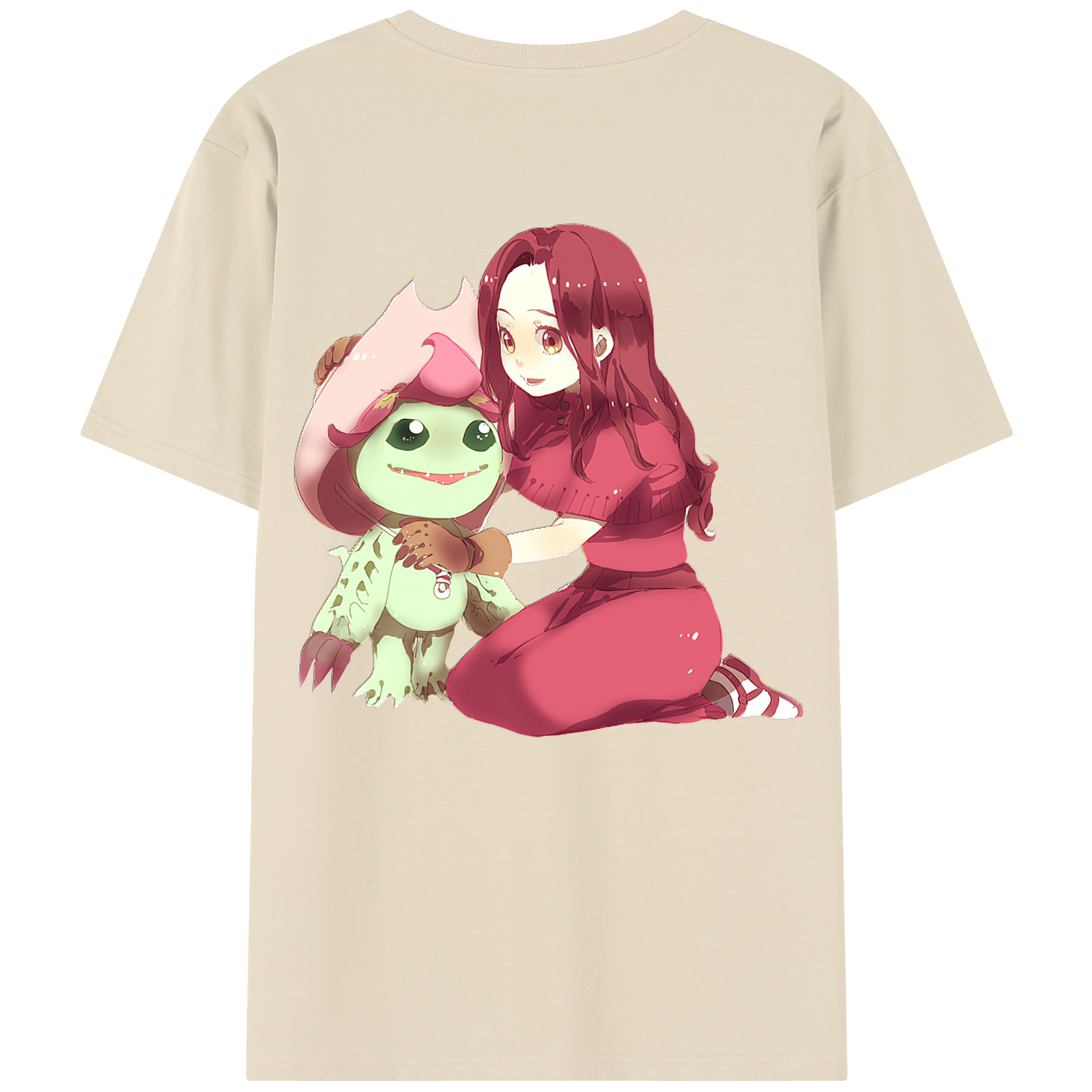 （画像用） Digimon デジタルモンスター/デジモン 綿100％半袖Tシャツ（背面プリント）