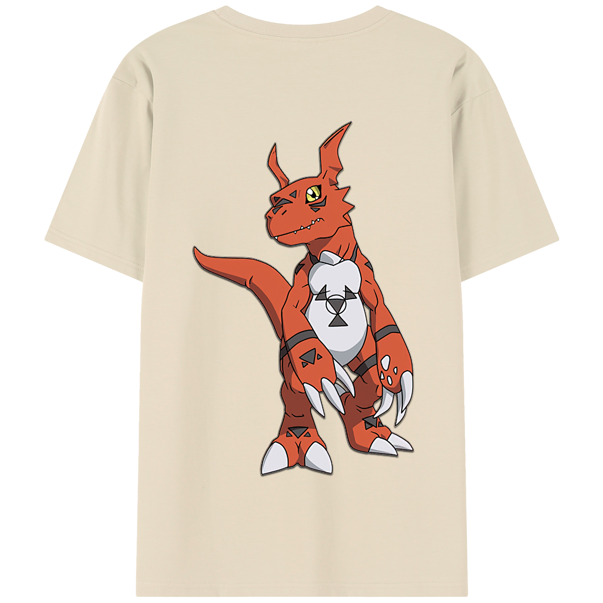 （画像用） Digimon デジタルモンスター/デジモン 綿100％半袖Tシャツ（背面プリント）
