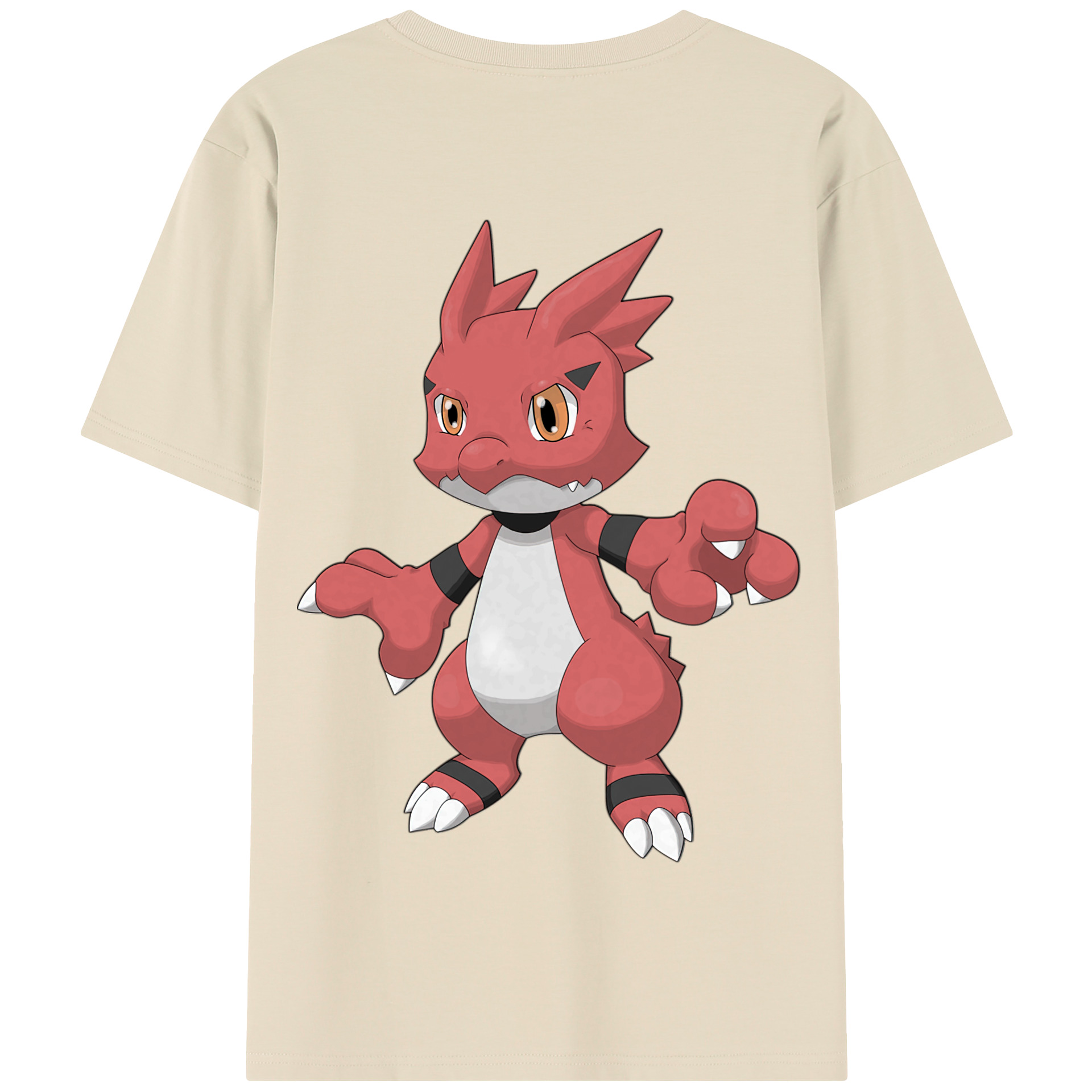 （画像用） Digimon デジタルモンスター/デジモン 綿100％半袖Tシャツ（背面プリント）
